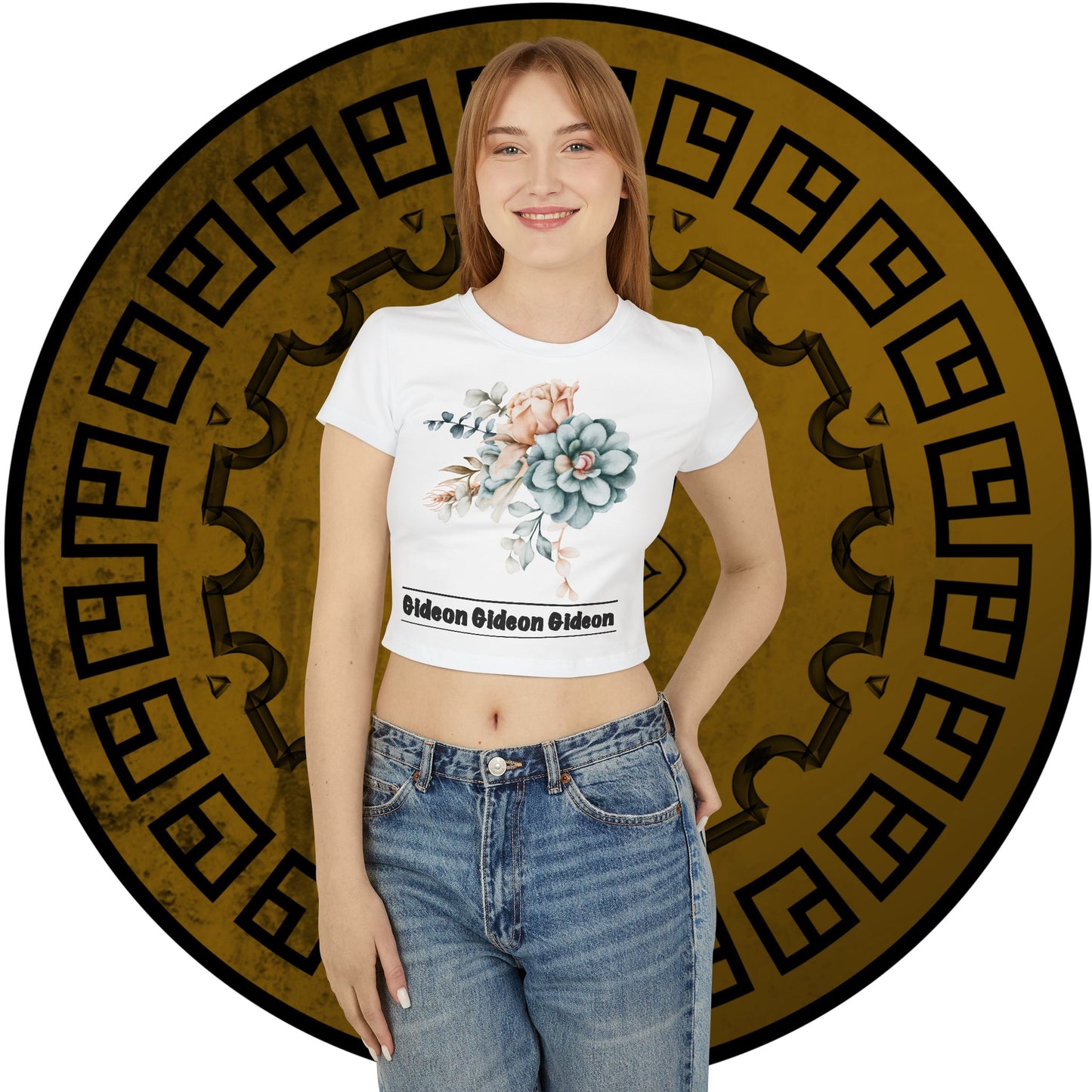 Flowers Gideon Women's Baby Tee