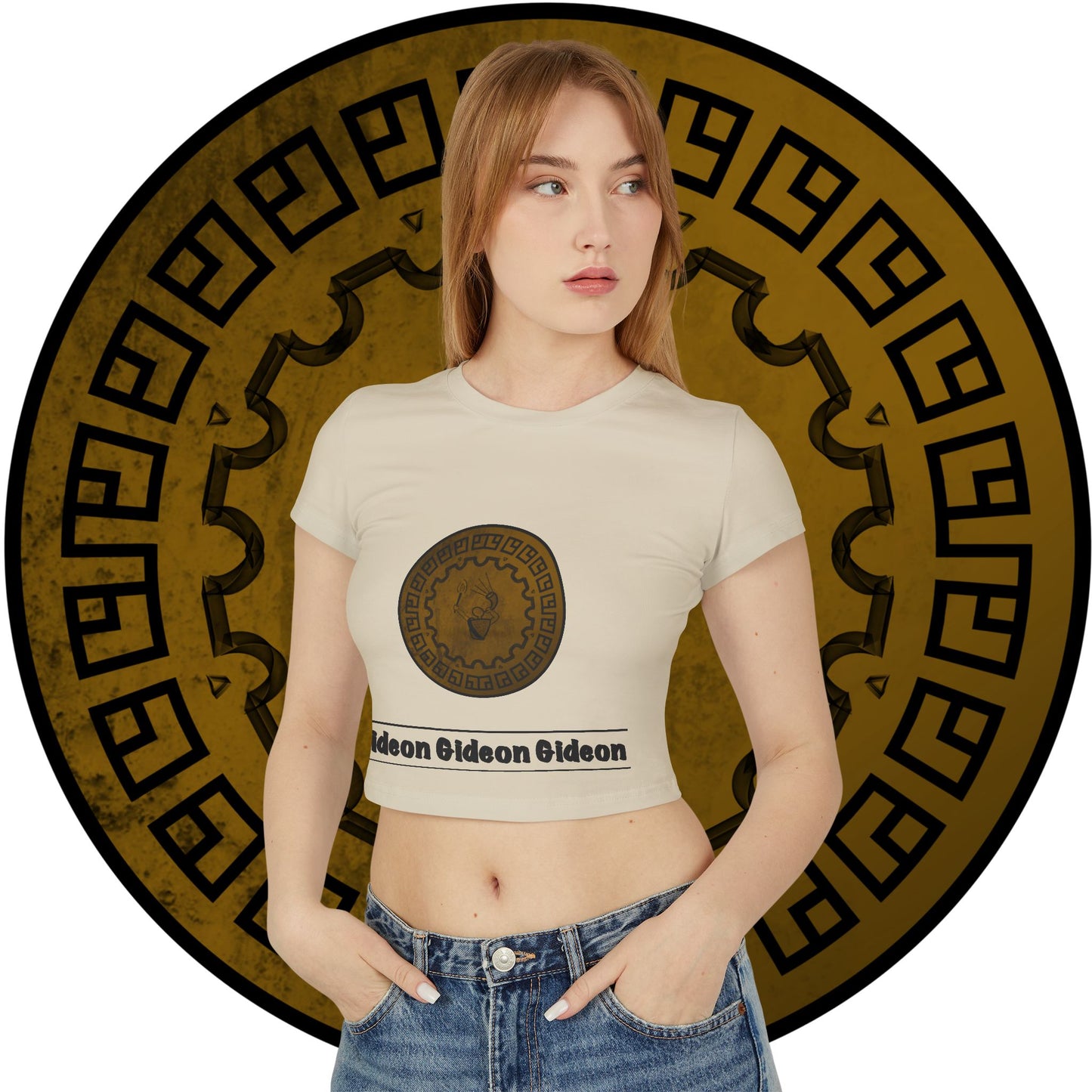Gideon Emblem Art Women's Baby Tee