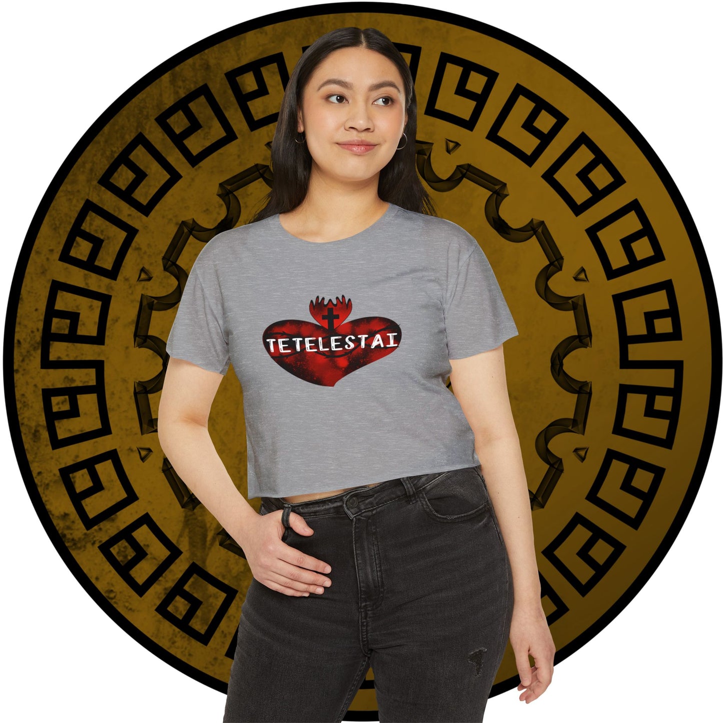 Tetelestai Women's Crop Top