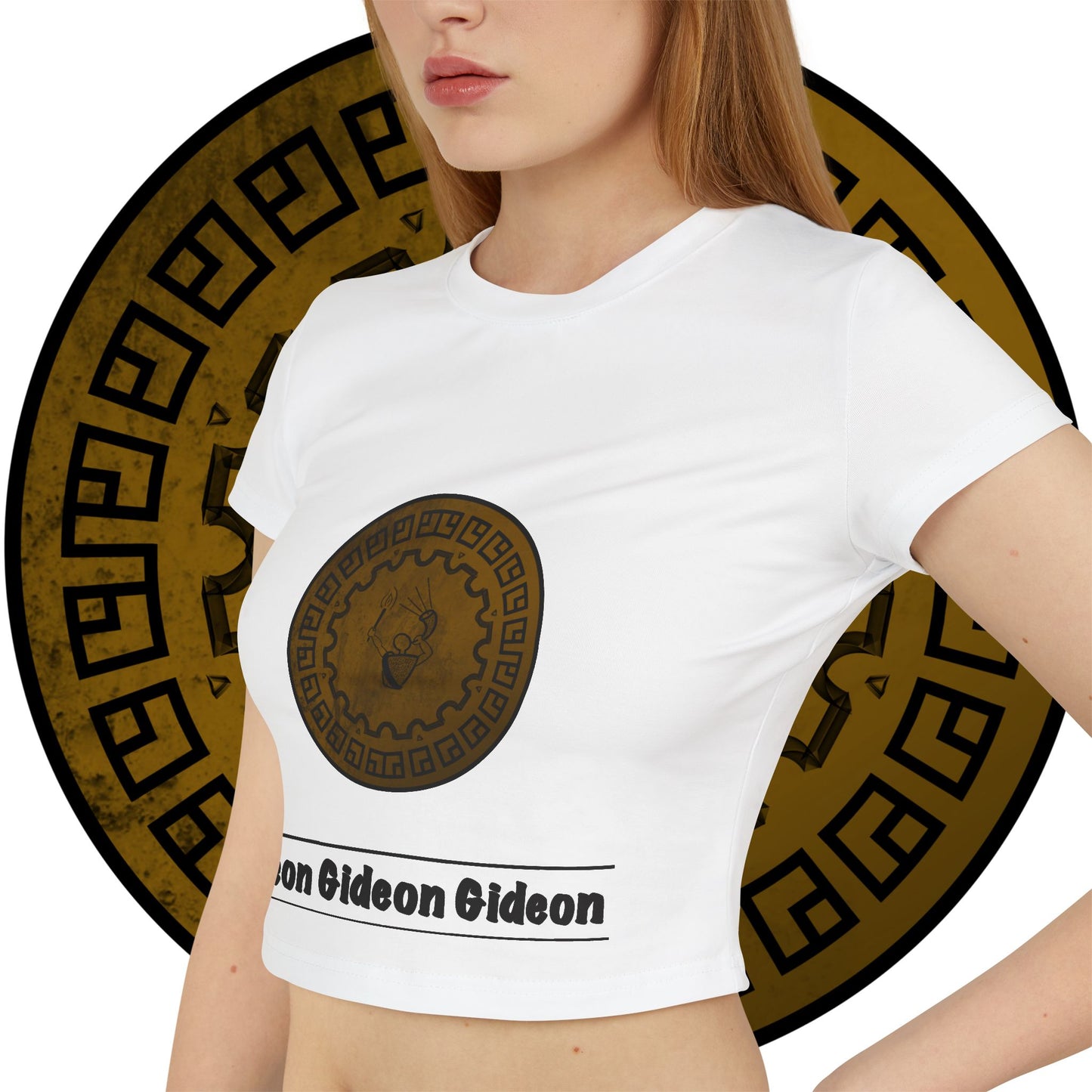 Gideon Emblem Art Women's Baby Tee
