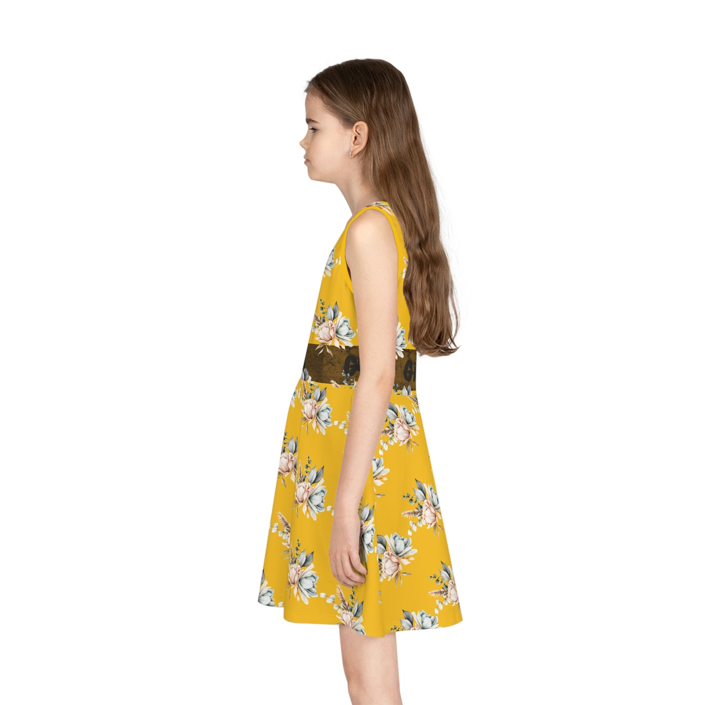 Girls' Sleeveless Sundress (AOP)