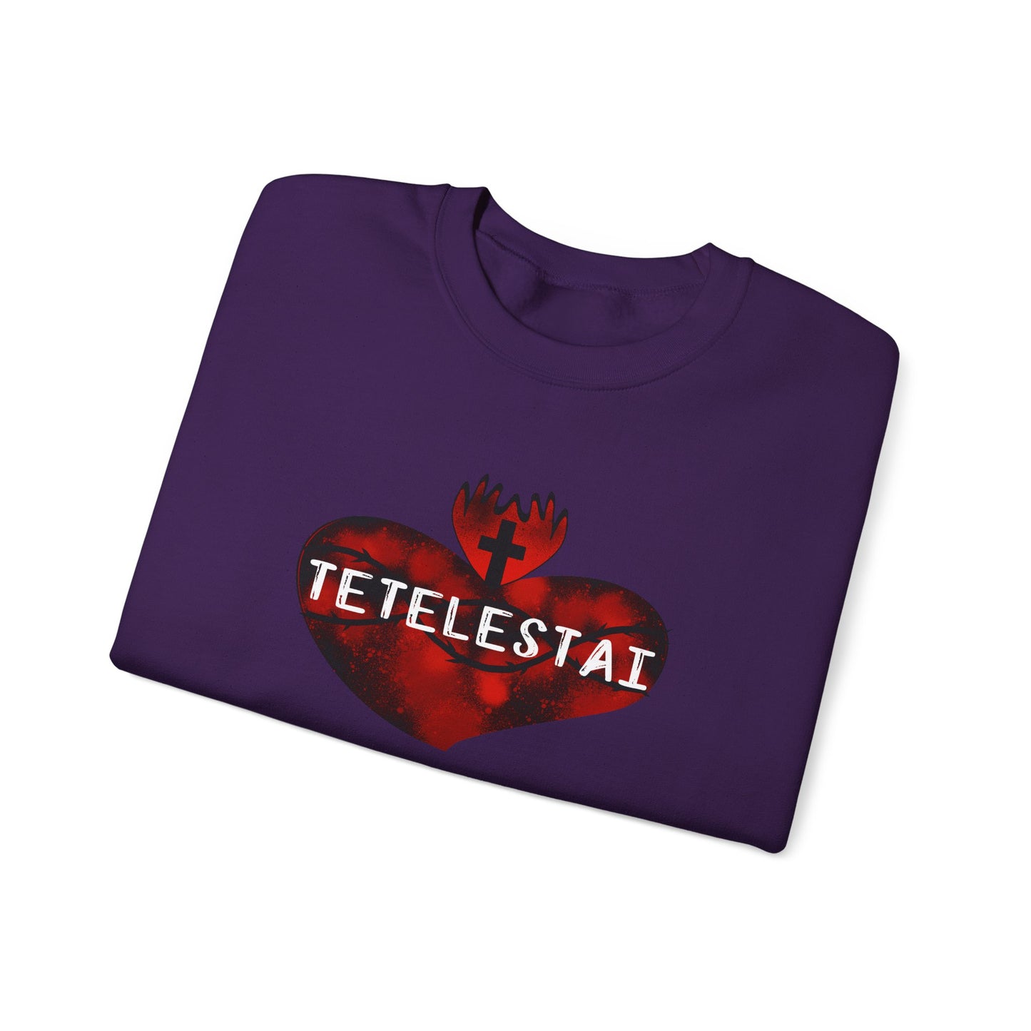 Tetelestai Unisex Heavy Blend Crewneck Sweatshirt