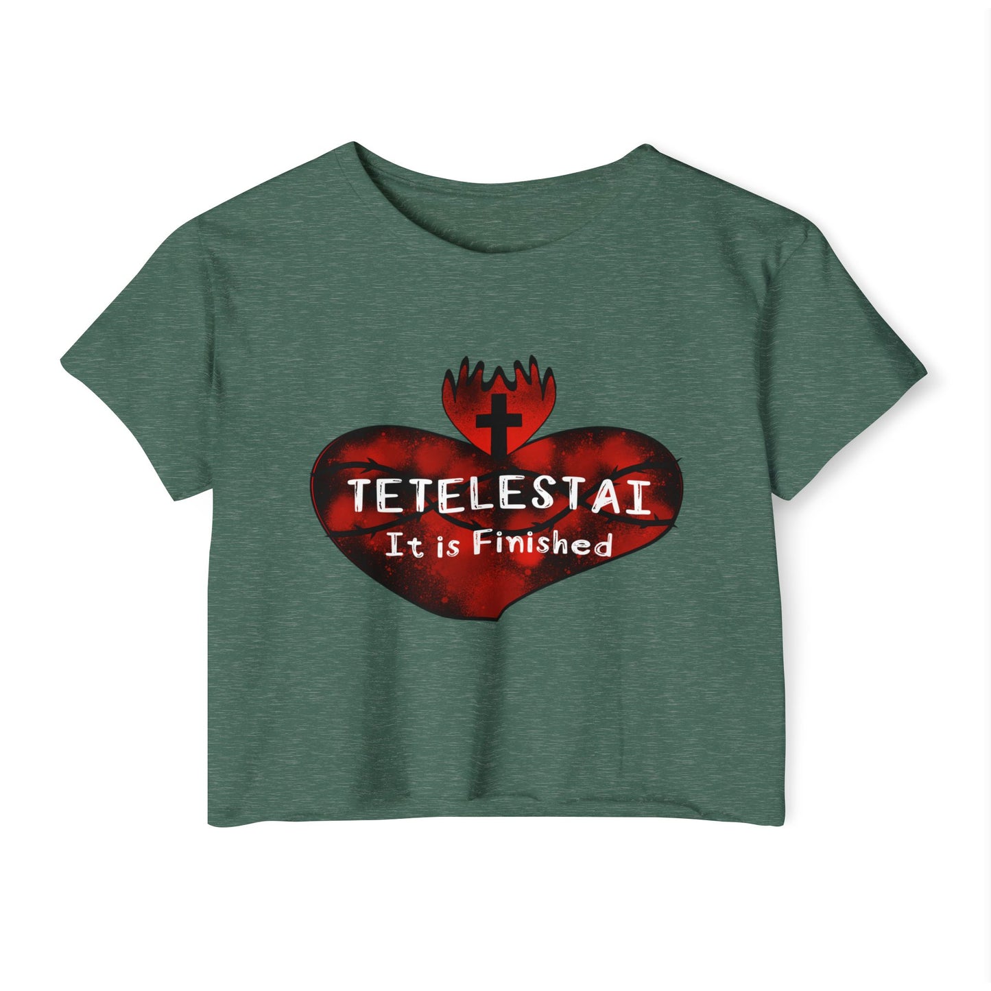 Tetelestai Women's Crop Top