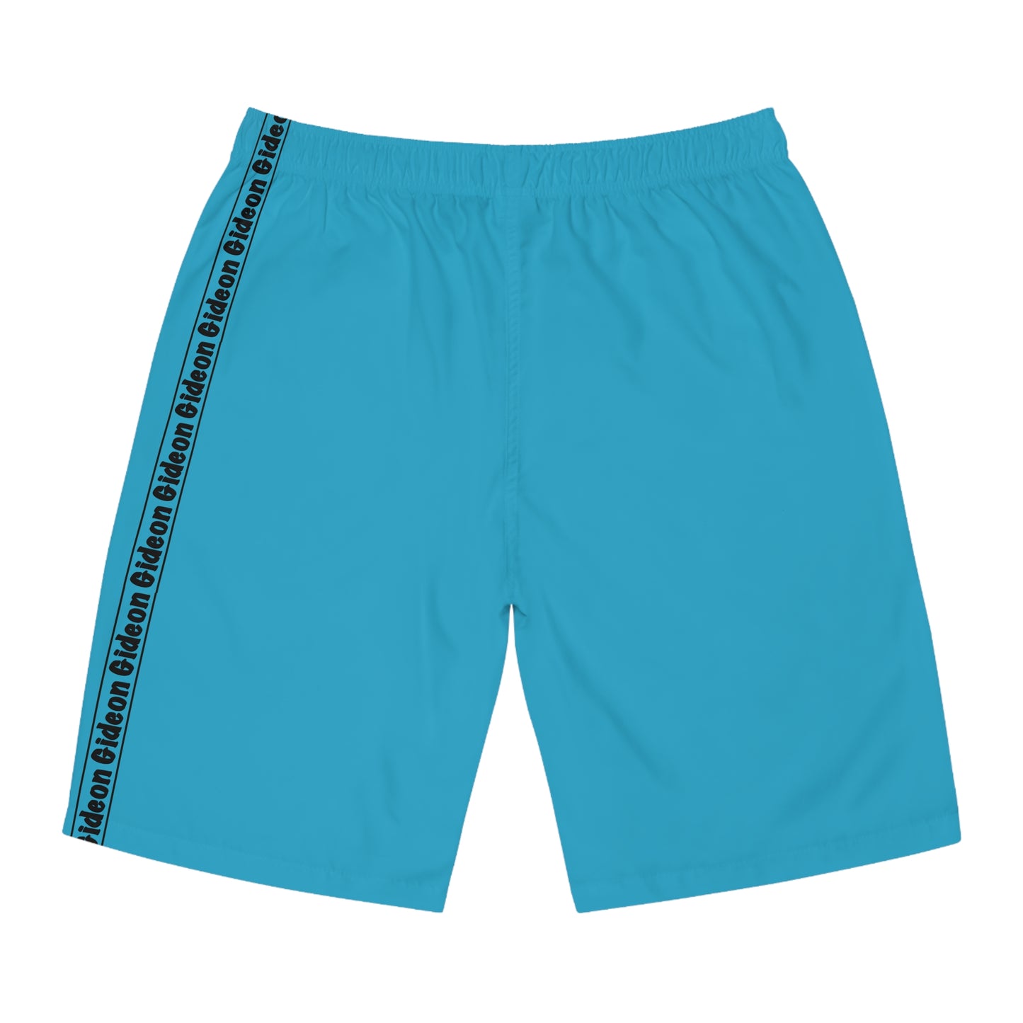 Gideon black on blue  Men's Board Shorts (AOP)