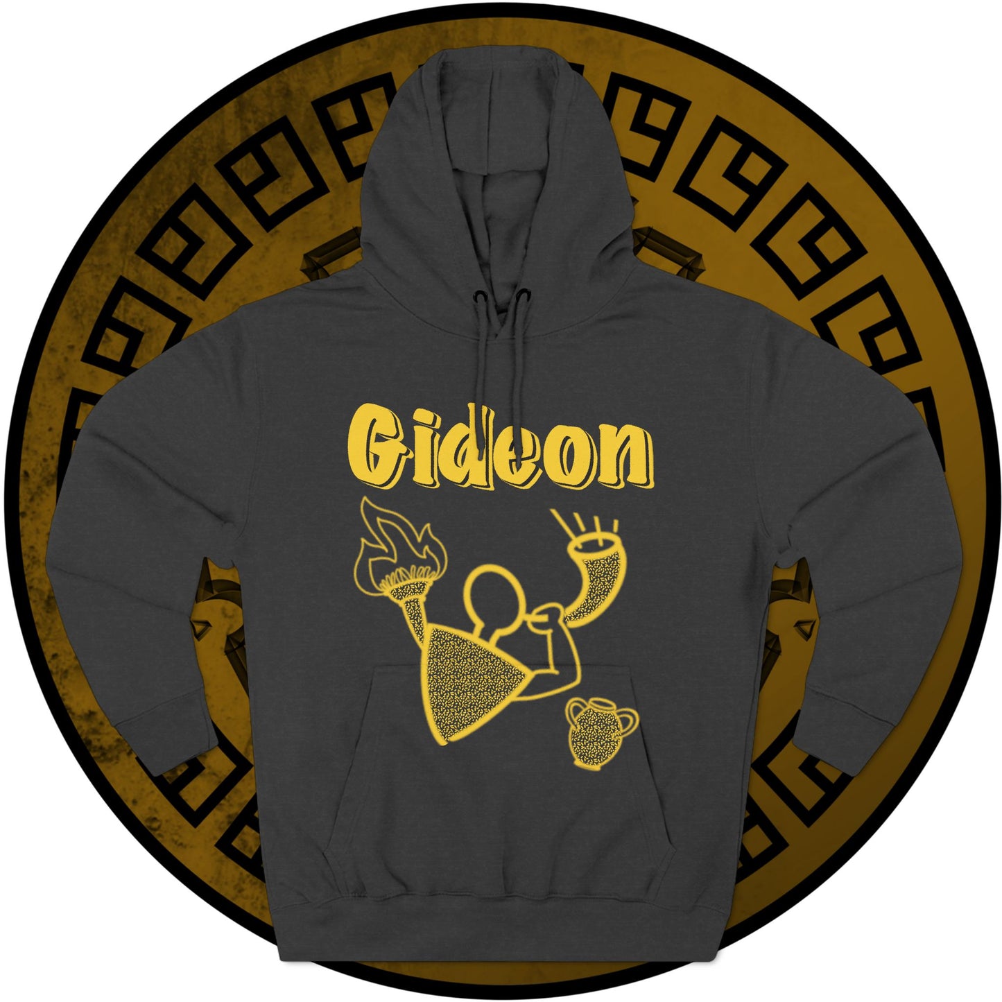 Gideon Gold Three-Panel Fleece Hoodie