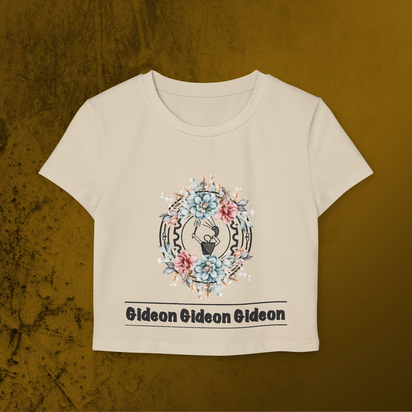 Round Flowers Gideon Women's Baby Tee