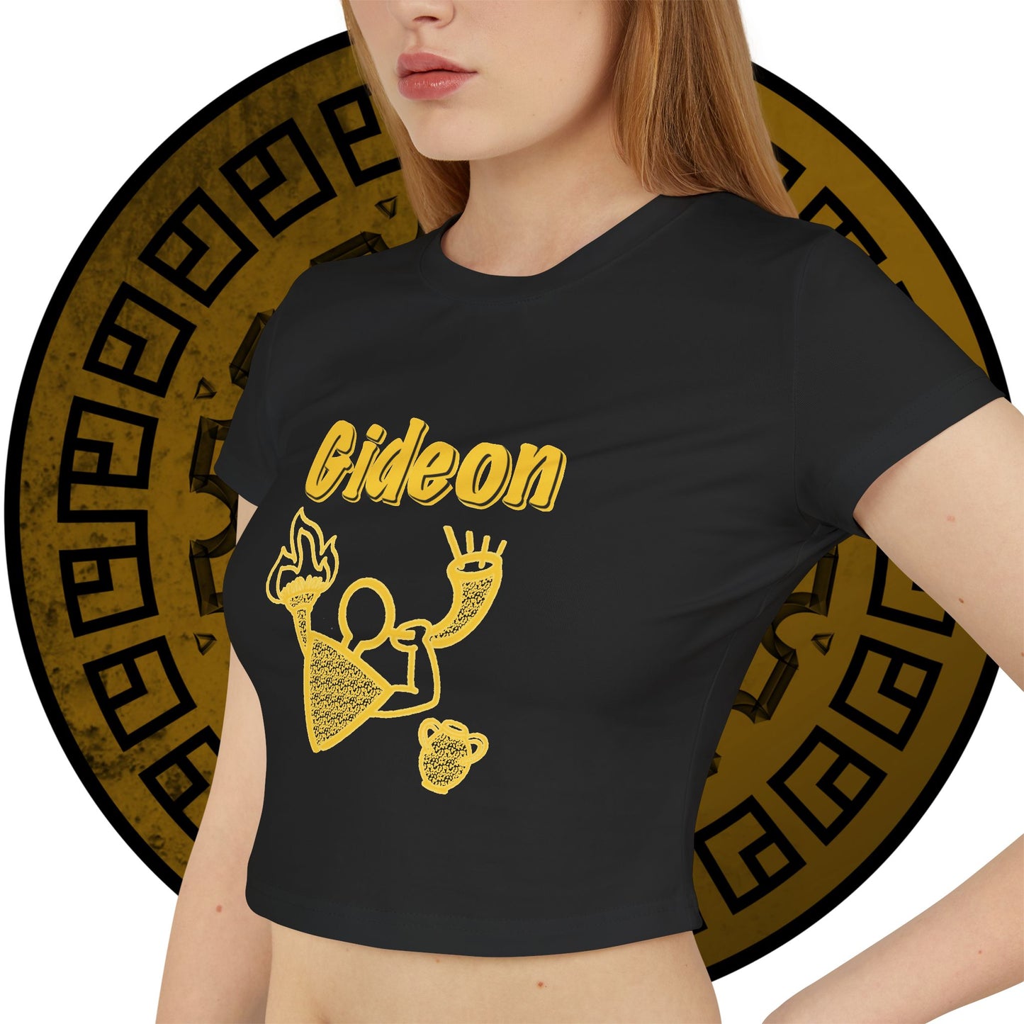 Gideon Ram horn torch clay pot Art Women's Baby Tee