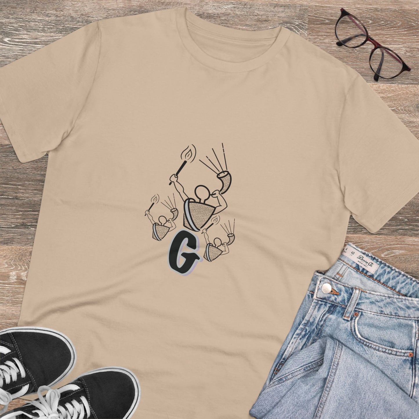 Gideon Monochrome Unisex Organic Creator T-shirt