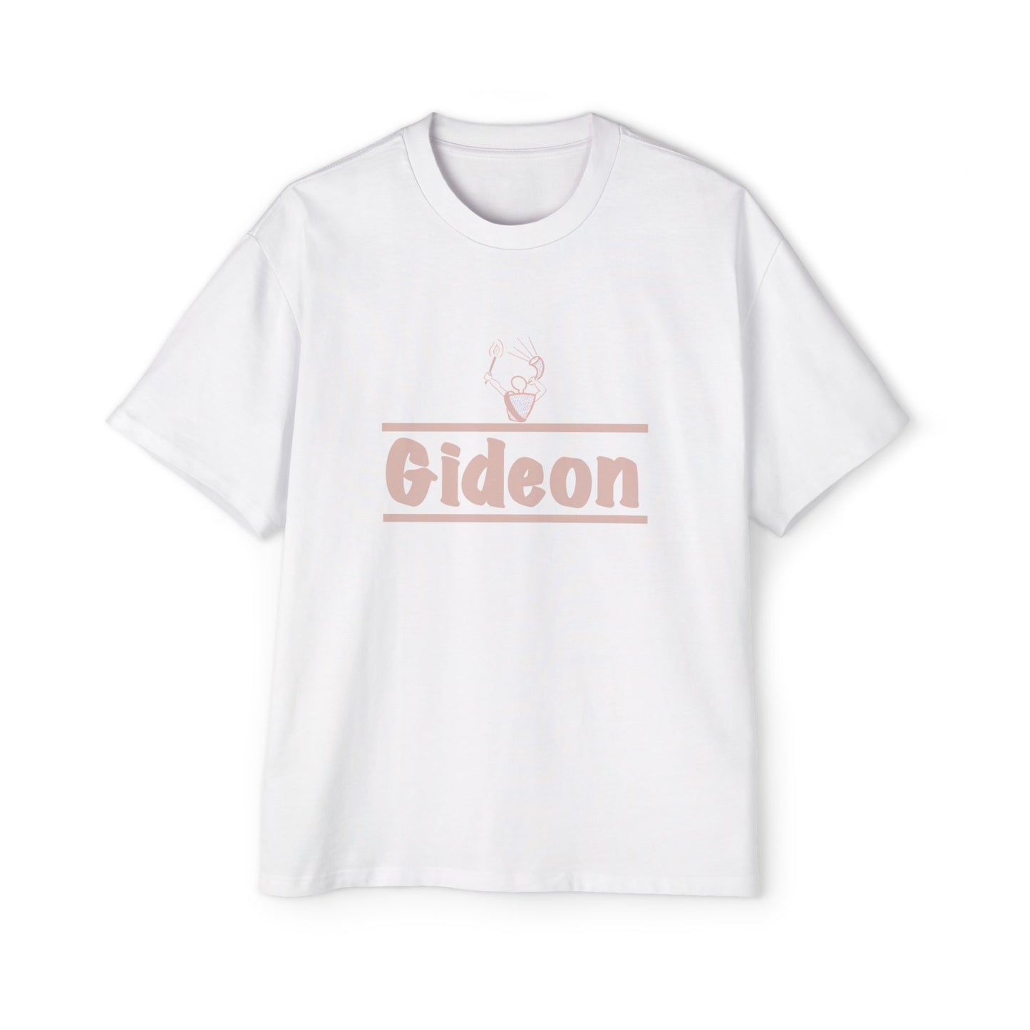 Pink Gideon Men's Heavy Oversized Tee