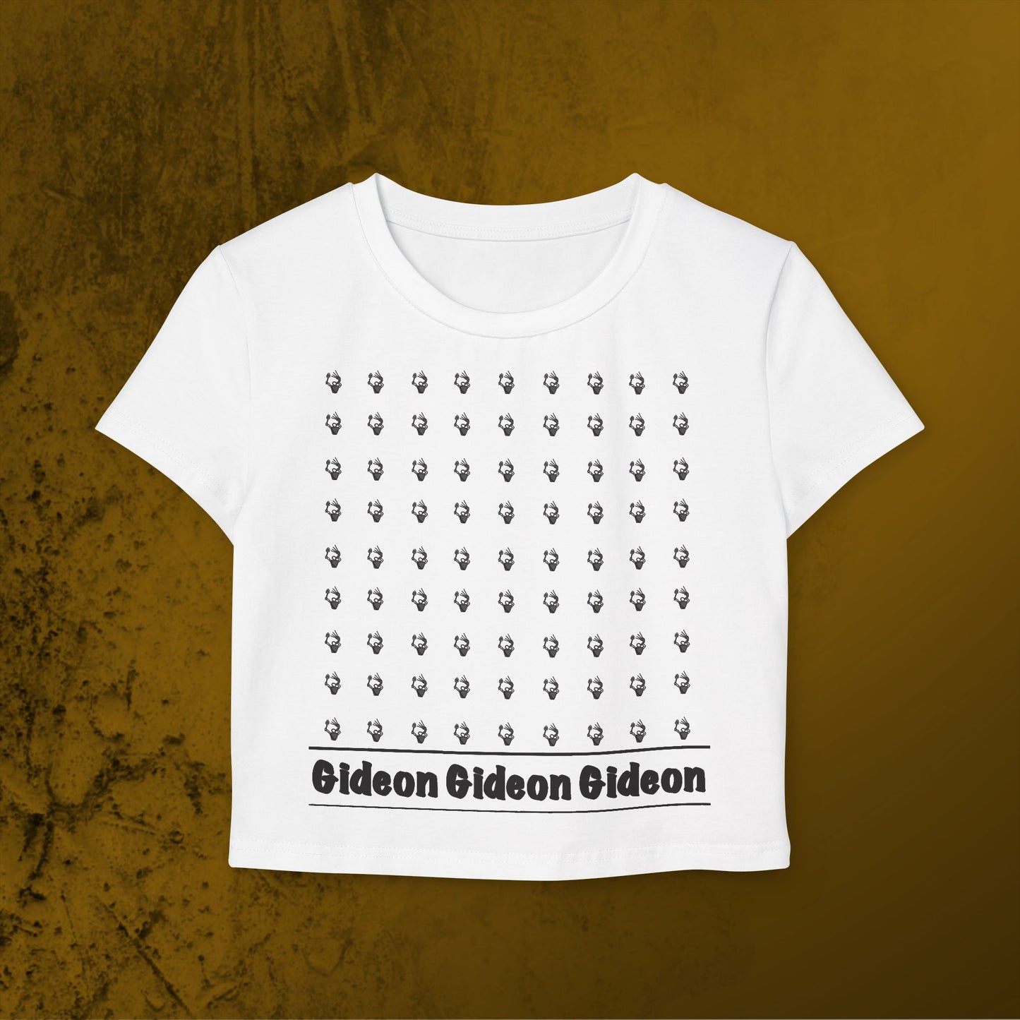 Gideon tiny pattern Women's Baby Tee