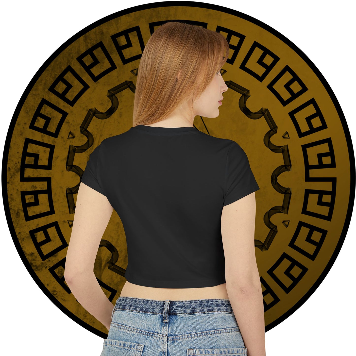 Gold text Gideon Women's Baby Tee