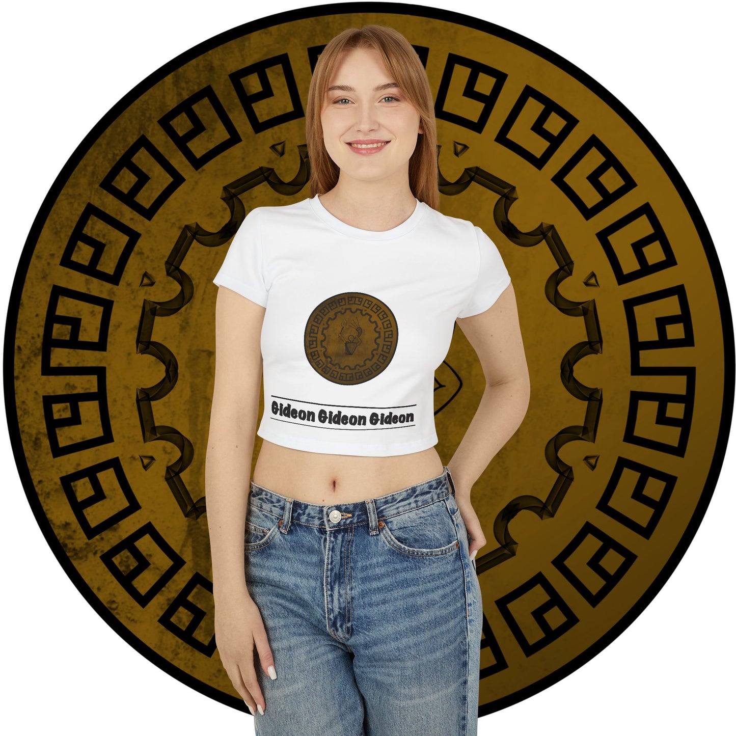 Gideon Emblem Art Women's Baby Tee