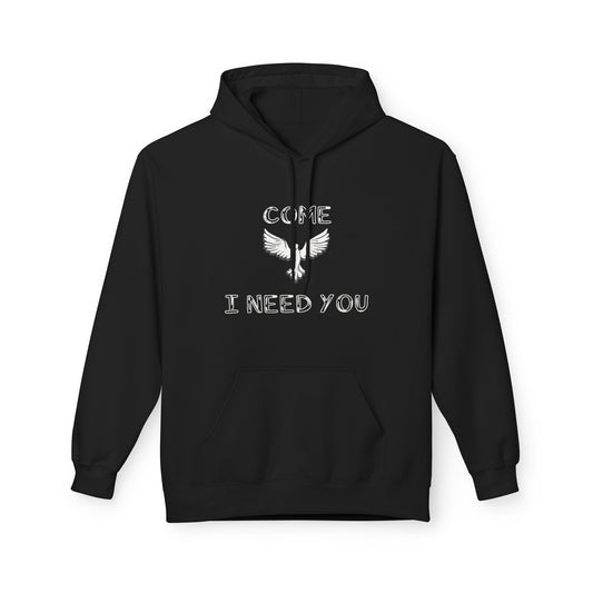 Hoodie - 'Come Holy Spirit, I need you' Bible Quote Sweatshirt