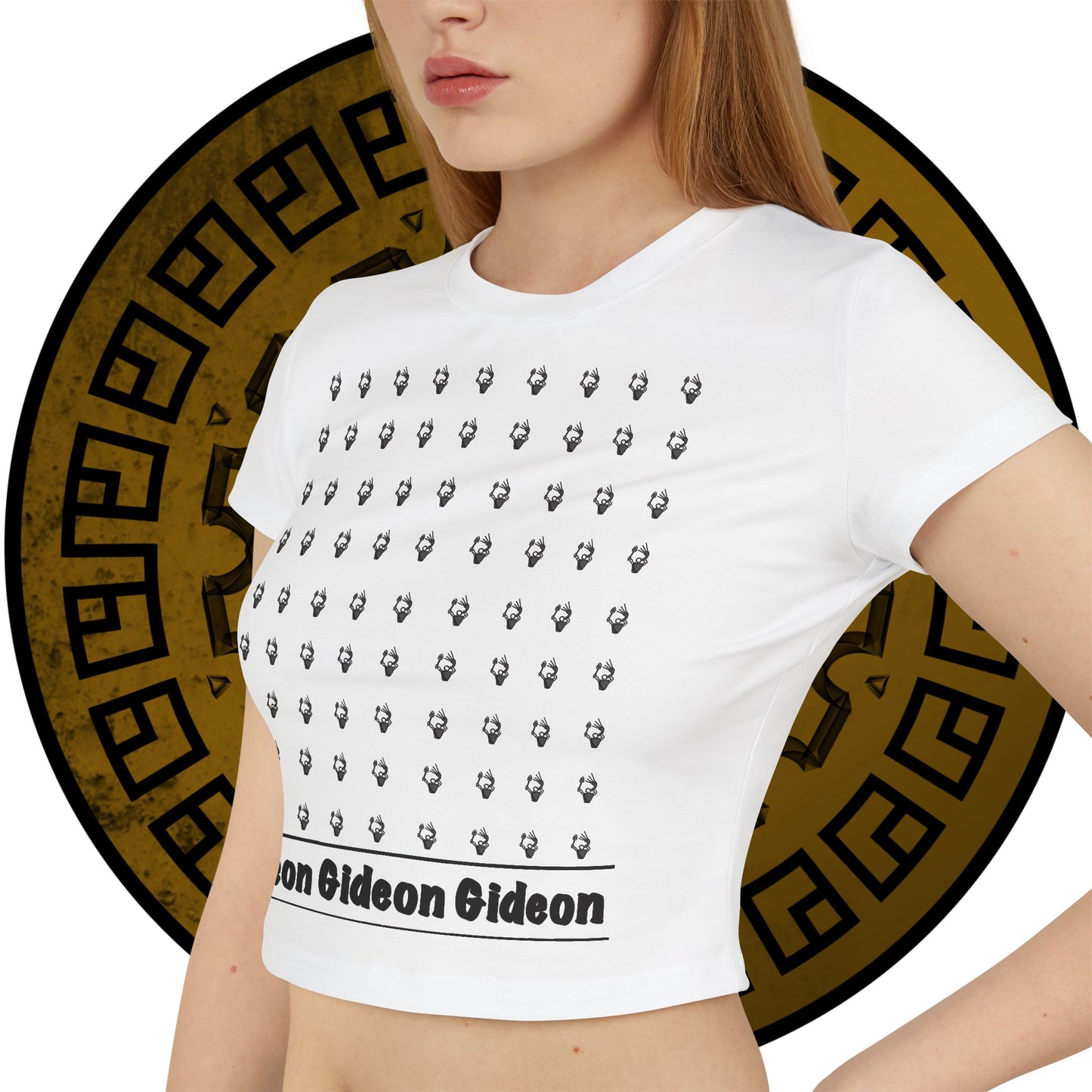 Gideon tiny pattern Women's Baby Tee