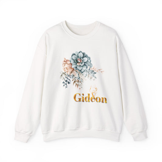 Gideon Floral Unisex Heavy Blend™ Crewneck Sweatshirt