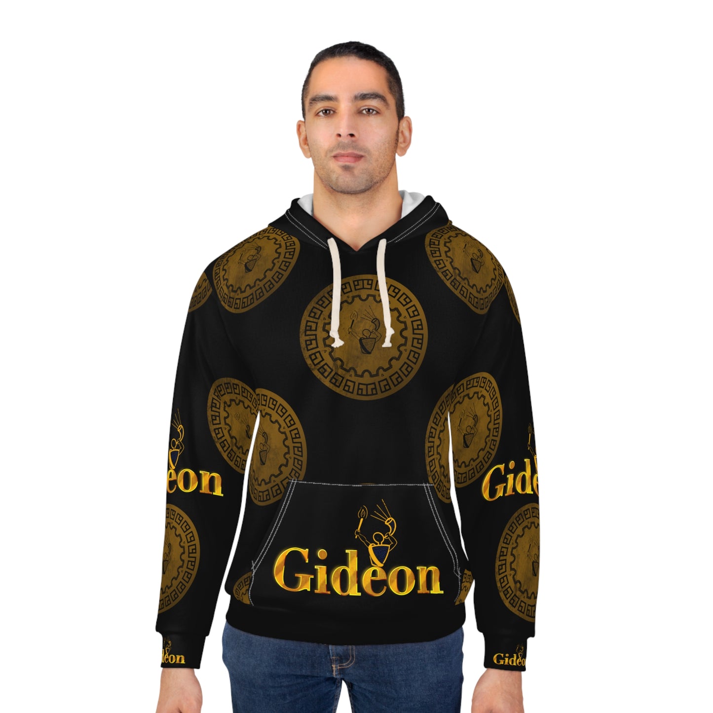 Spinning Wheel of Gideon Unisex Pullover Hoodie (AOP)