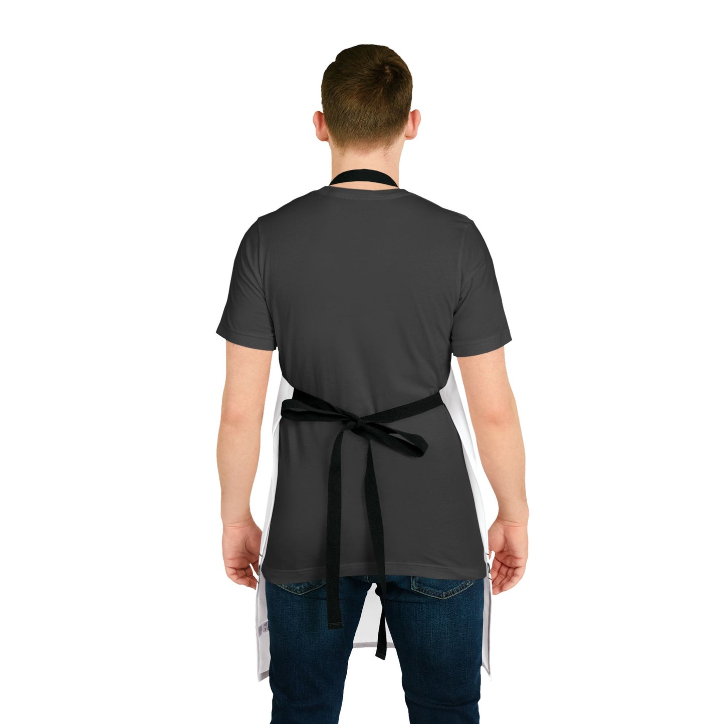 Gideon ram horn n torch art Apron, 5-Color Straps (AOP)