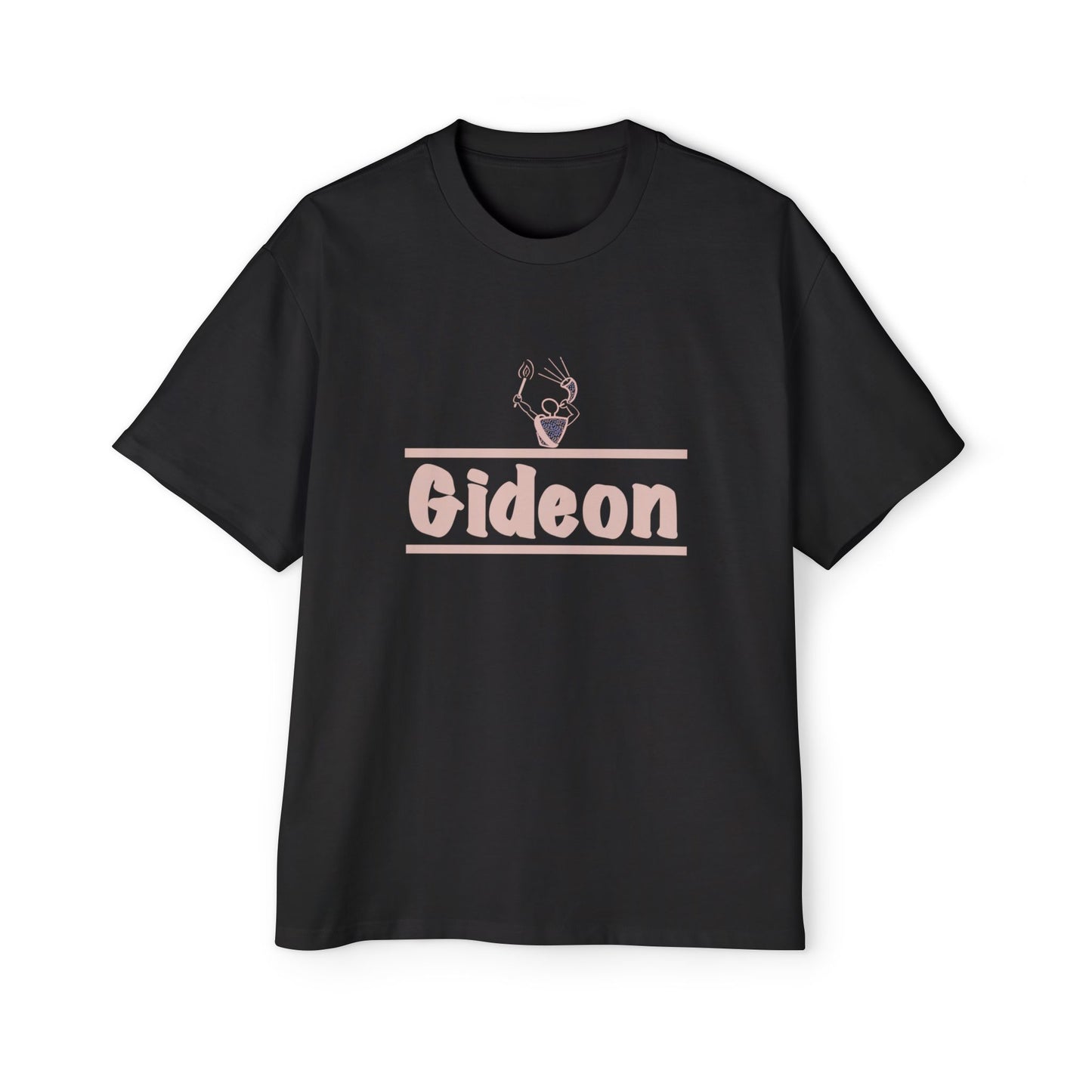 Pink Gideon Men's Heavy Oversized Tee
