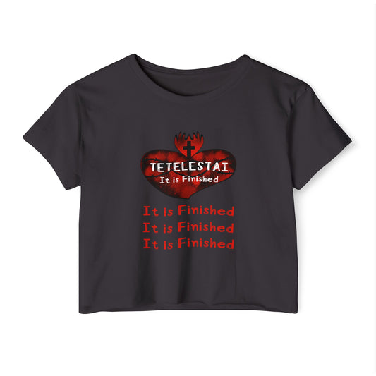 Tetelestai Women's Crop Top