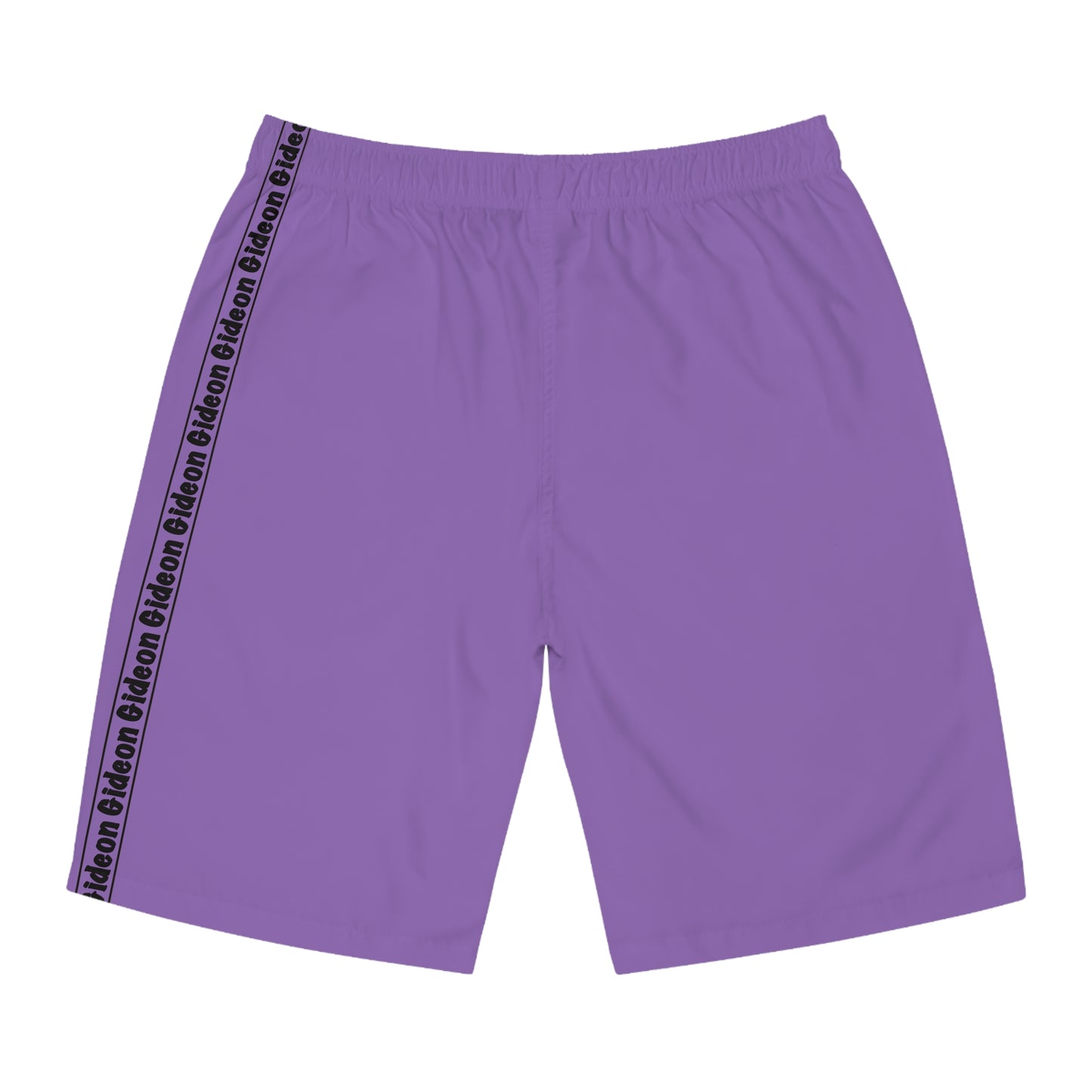 Gideon Black on Purple Men's Board Shorts (AOP)