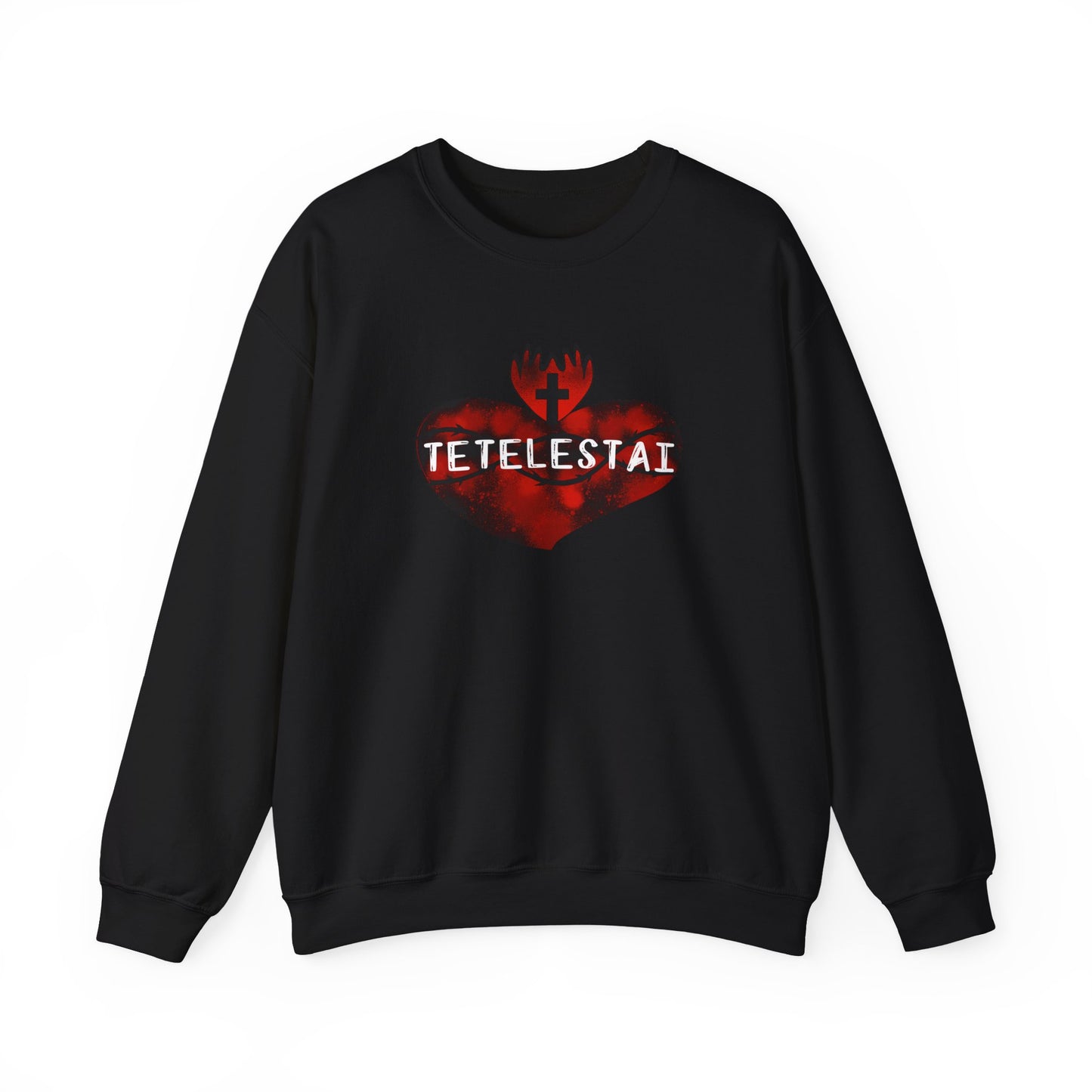 Tetelestai Unisex Heavy Blend Crewneck Sweatshirt