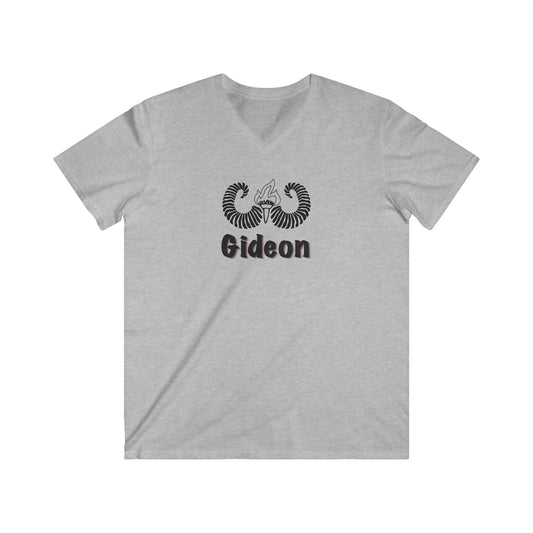 Gideon Men's Fitted V-Neck Short Sleeve Tee