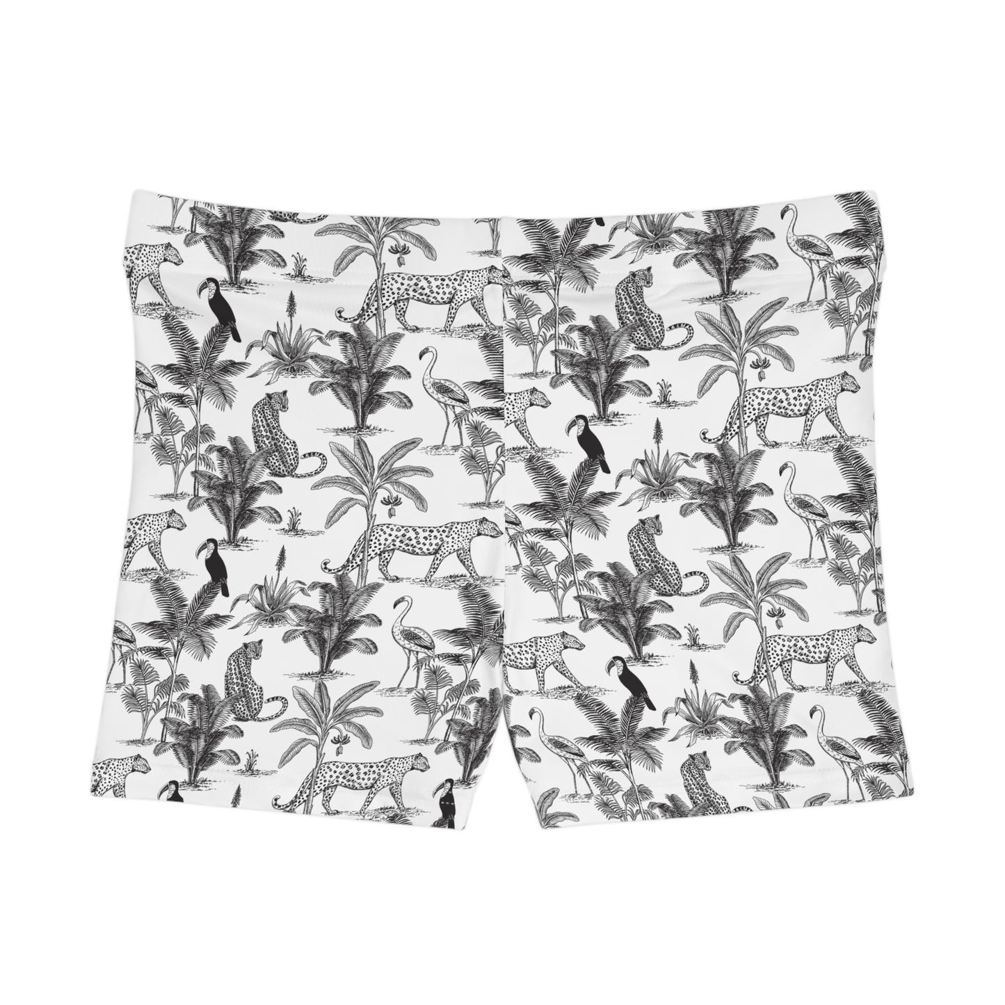 Flamingo leopard Women's Shorts (AOP)