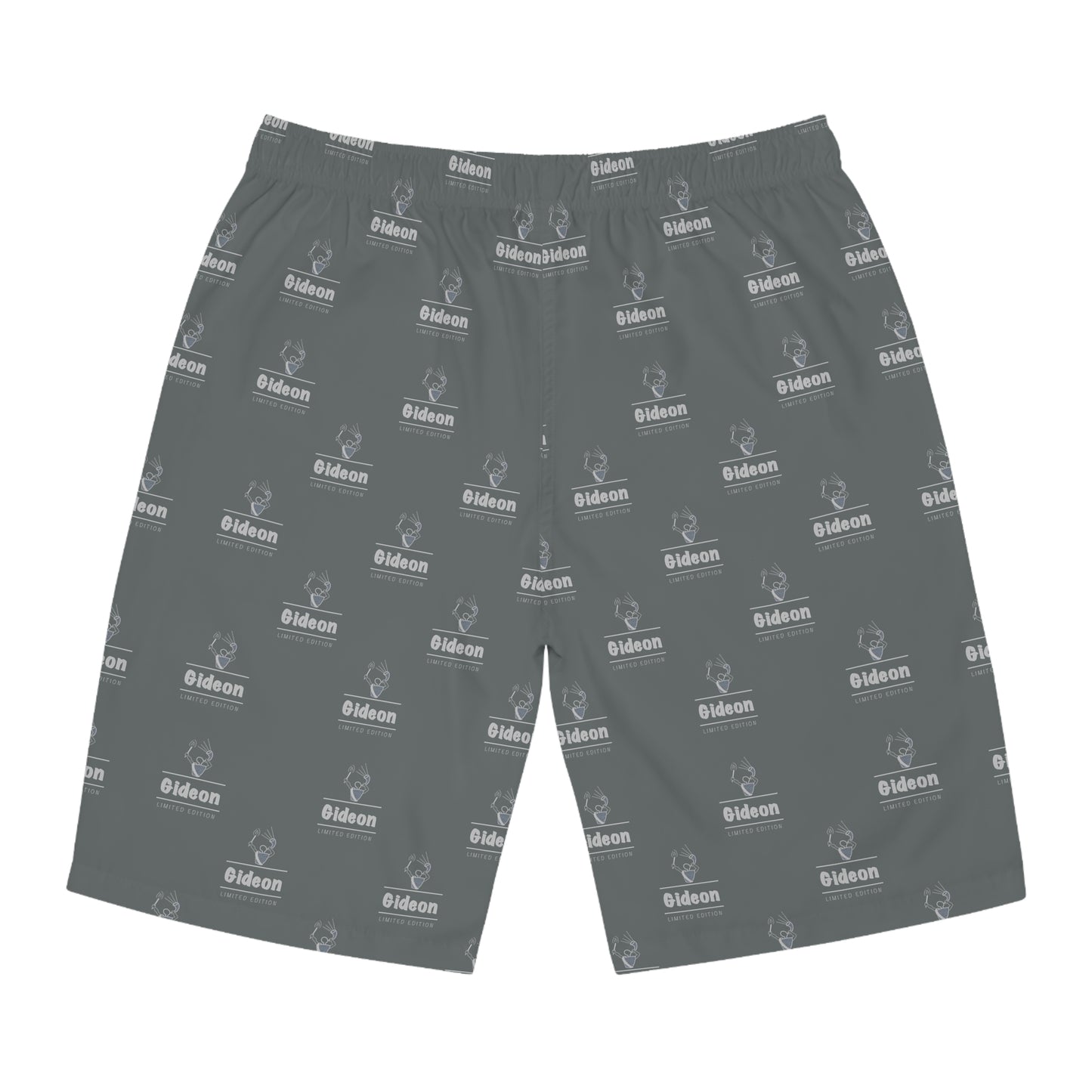 Gideon grey limited edition on DARK GREY Men's Board Shorts (AOP)