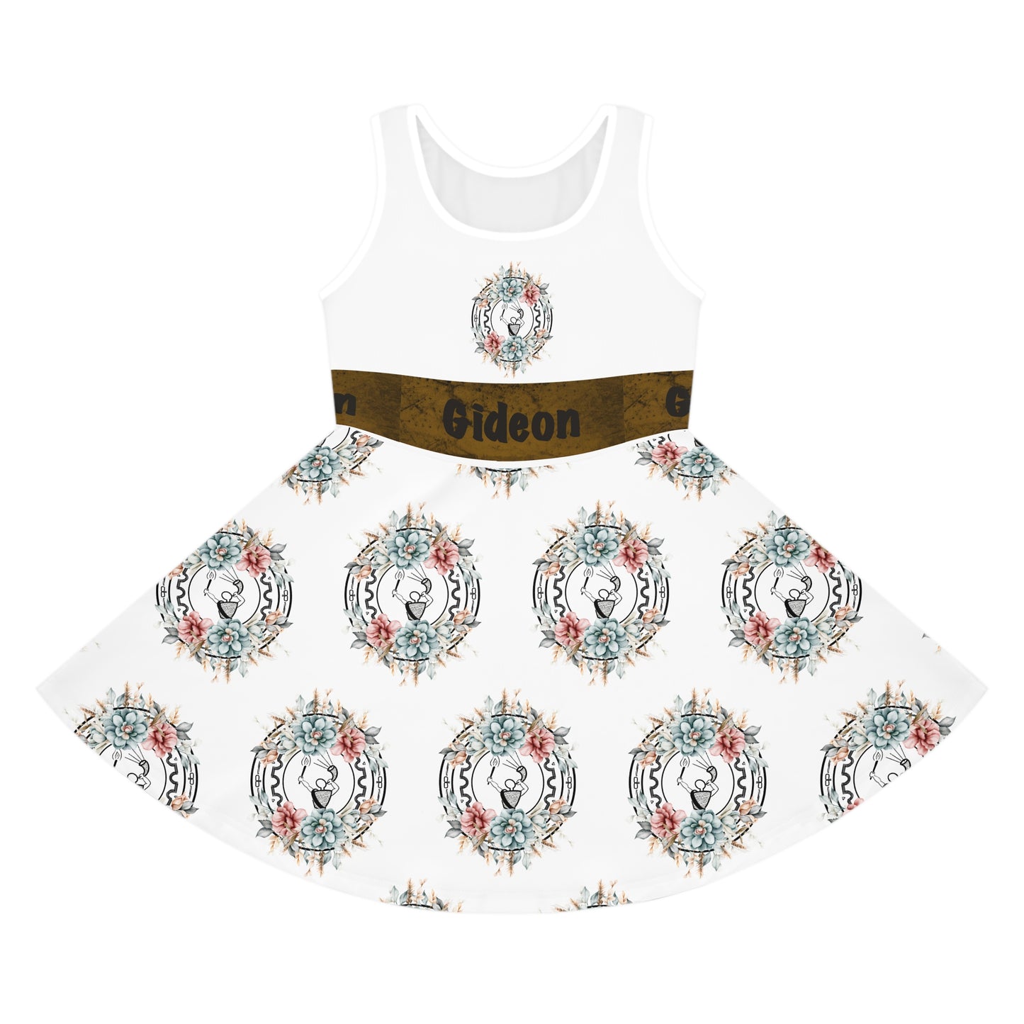 Girls' Sleeveless Sundress (AOP)