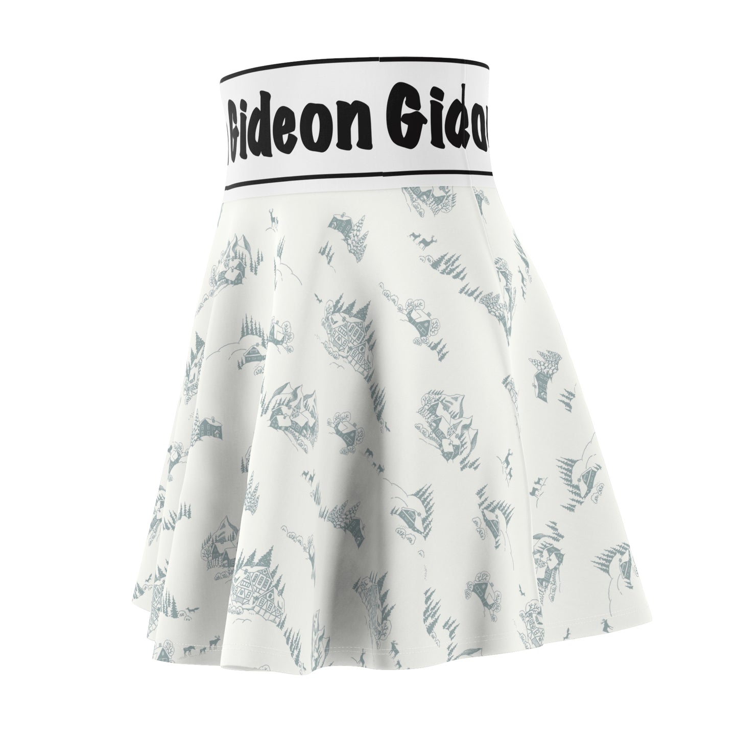 Cozy House Women's Skater Skirt (AOP)