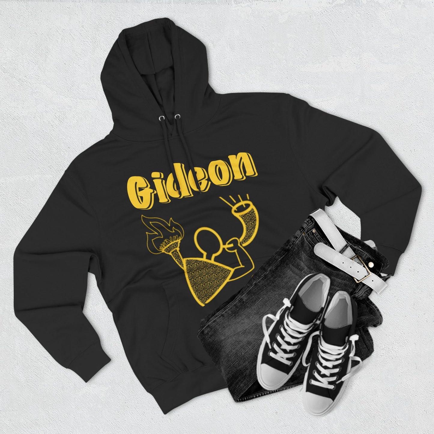 Gideon Gold Three-Panel Fleece Hoodie