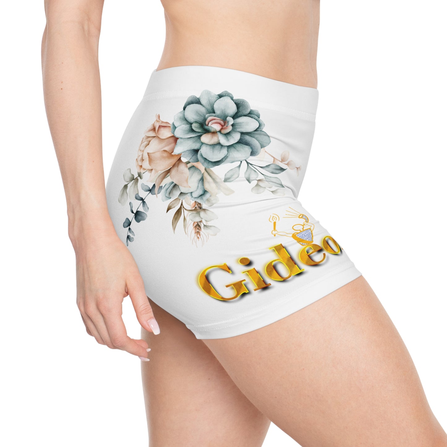 Floral Gold Gideon Women's Shorts (AOP)