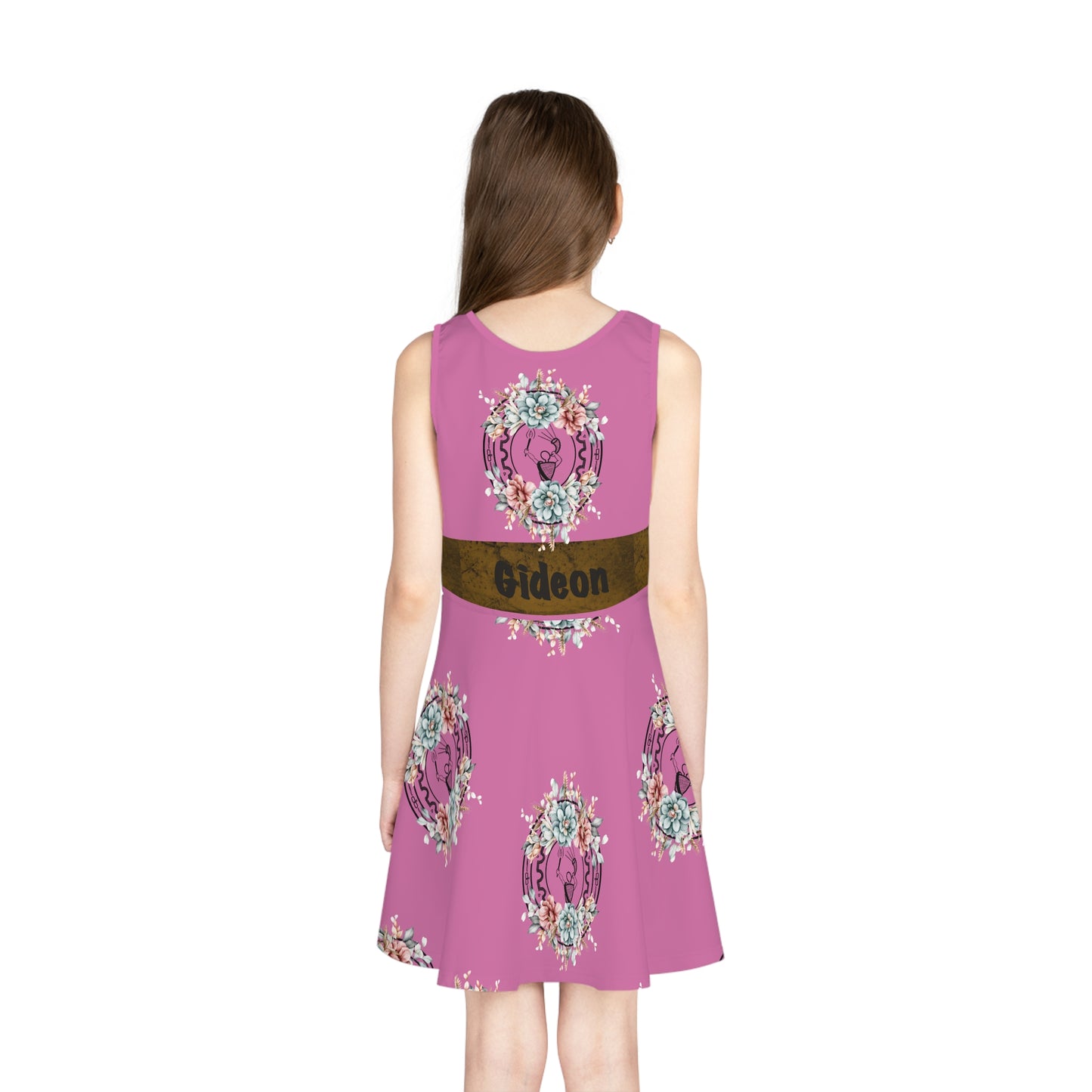 Girls' Sleeveless Sundress (AOP)