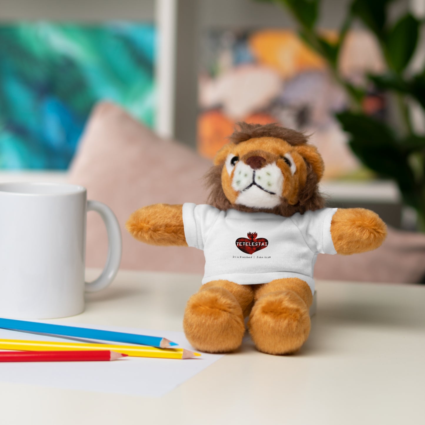 Tetelestai Stuffed Animals with Tee