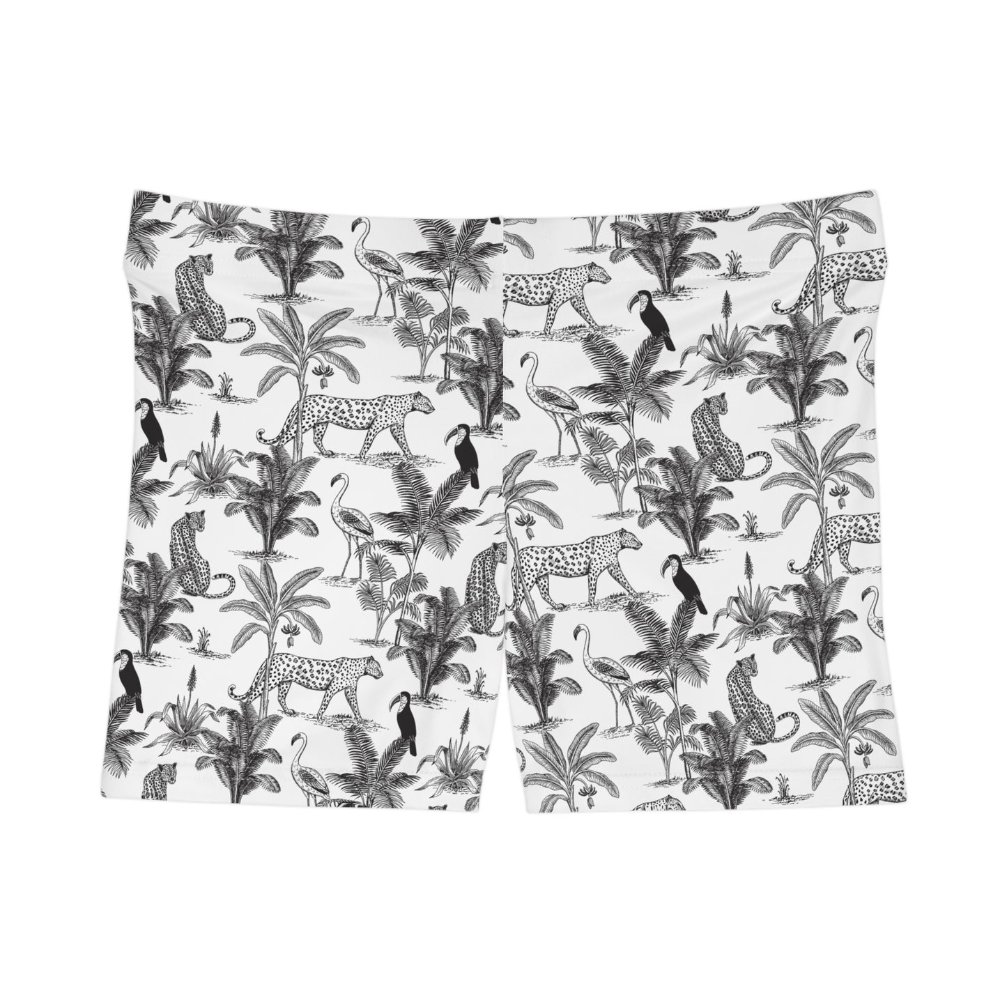 Flamingo leopard Women's Shorts (AOP)