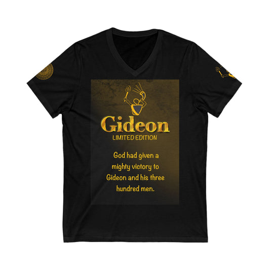 Gideon Limited Unisex Jersey Short Sleeve V-Neck Tee