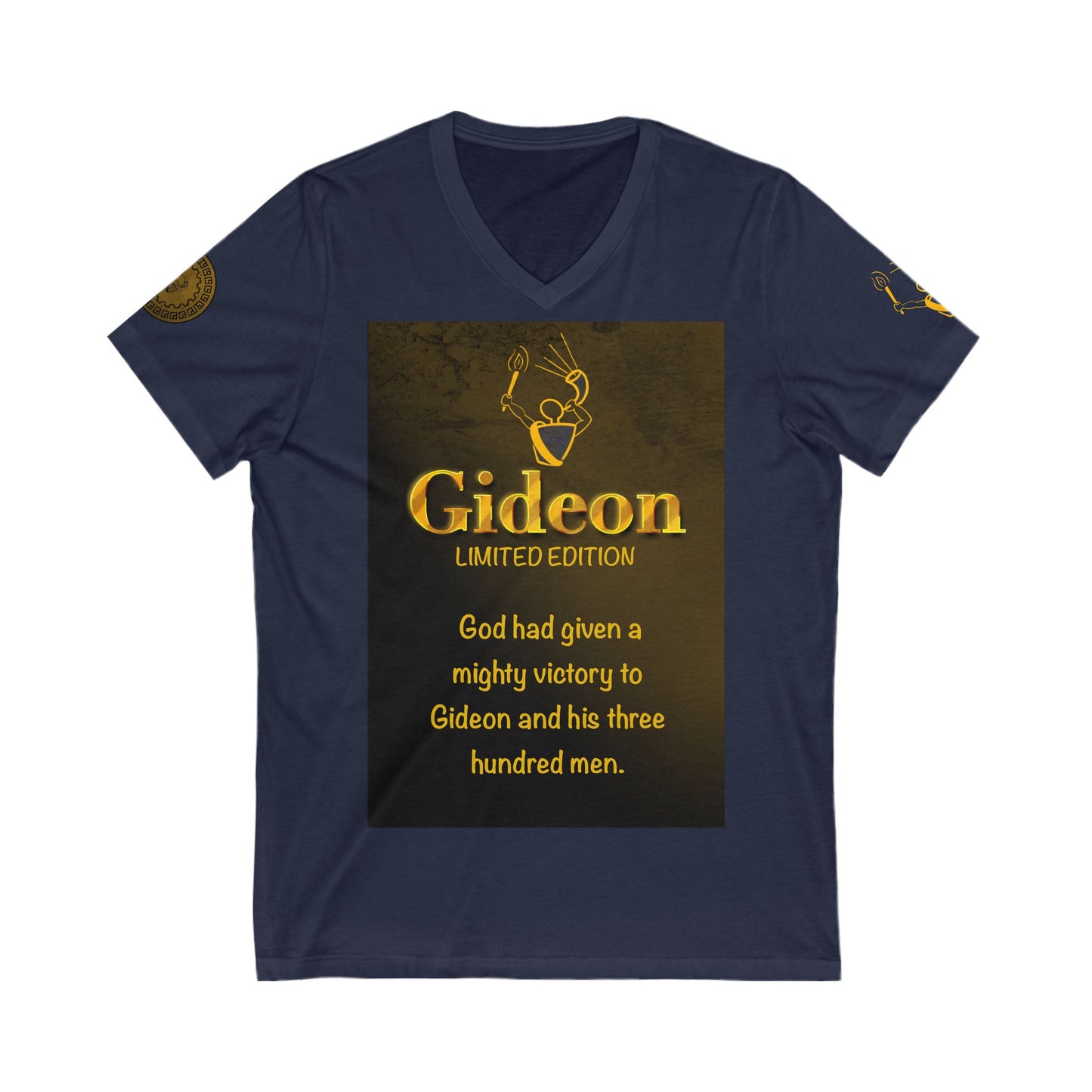 Gideon Limited Unisex Jersey Short Sleeve V-Neck Tee