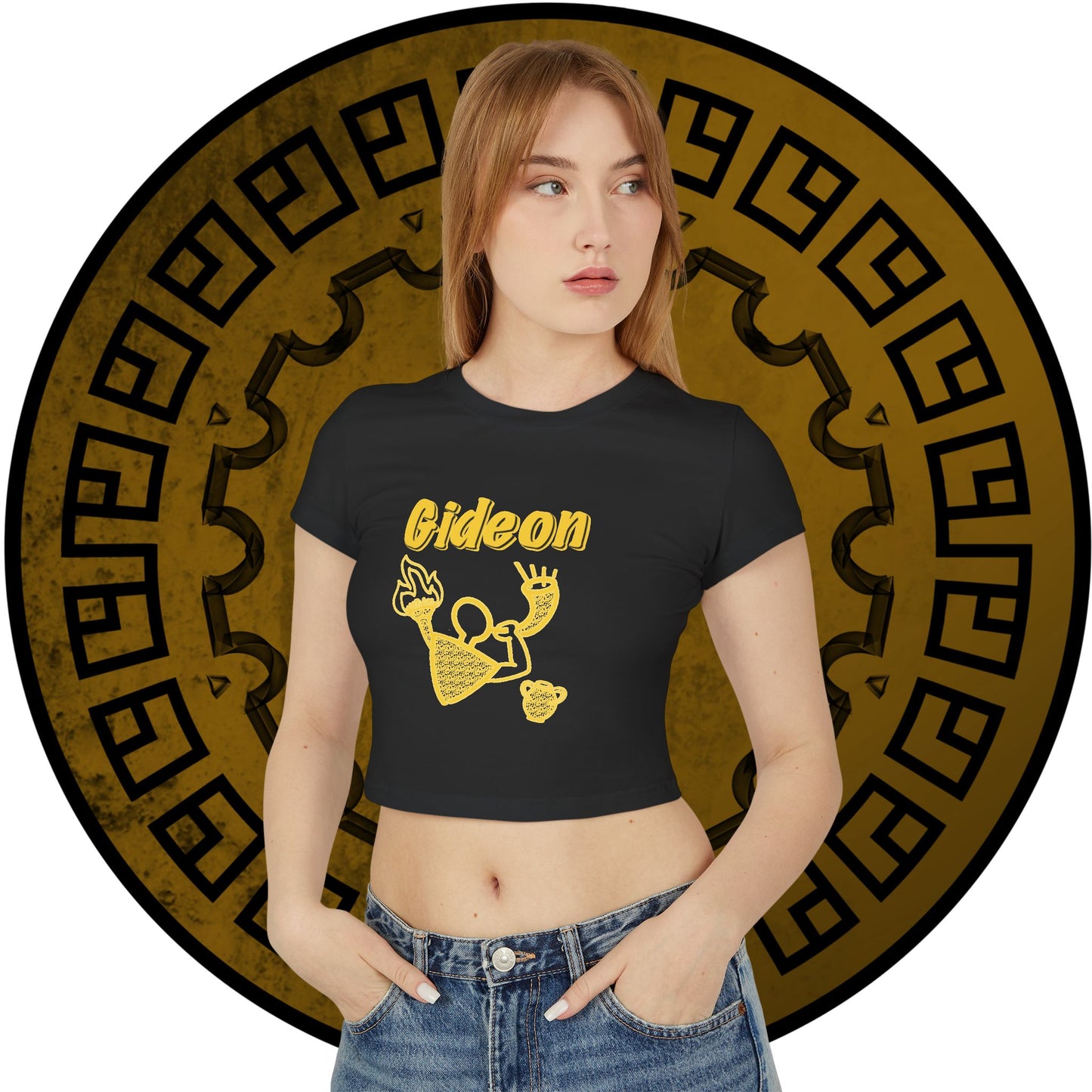 Gideon Ram horn torch clay pot Art Women's Baby Tee