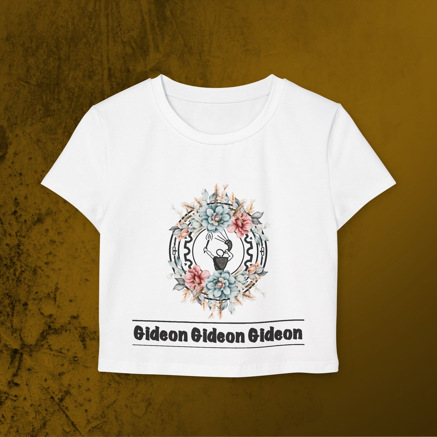 Round Flowers Gideon Women's Baby Tee