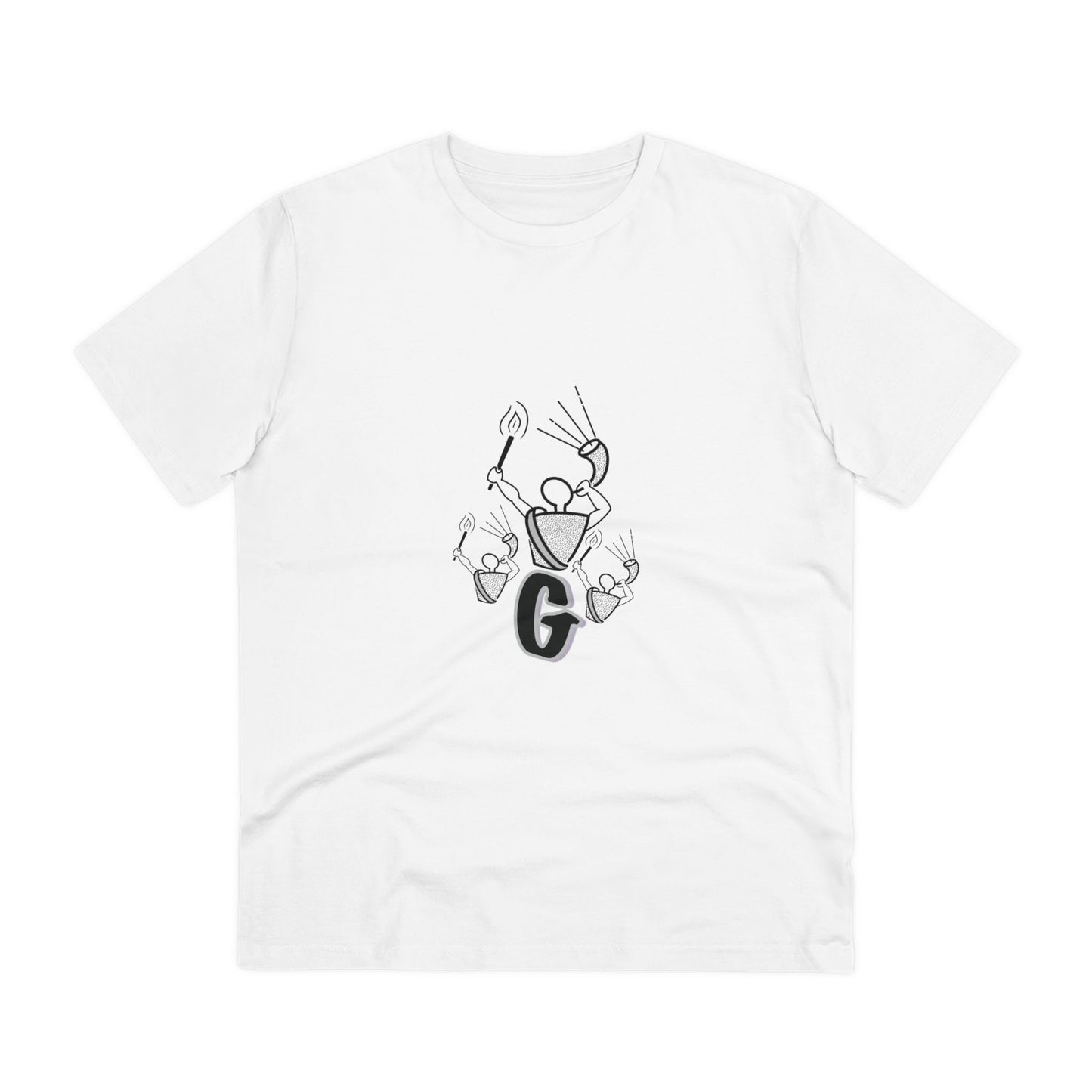 Gideon Monochrome Unisex Organic Creator T-shirt