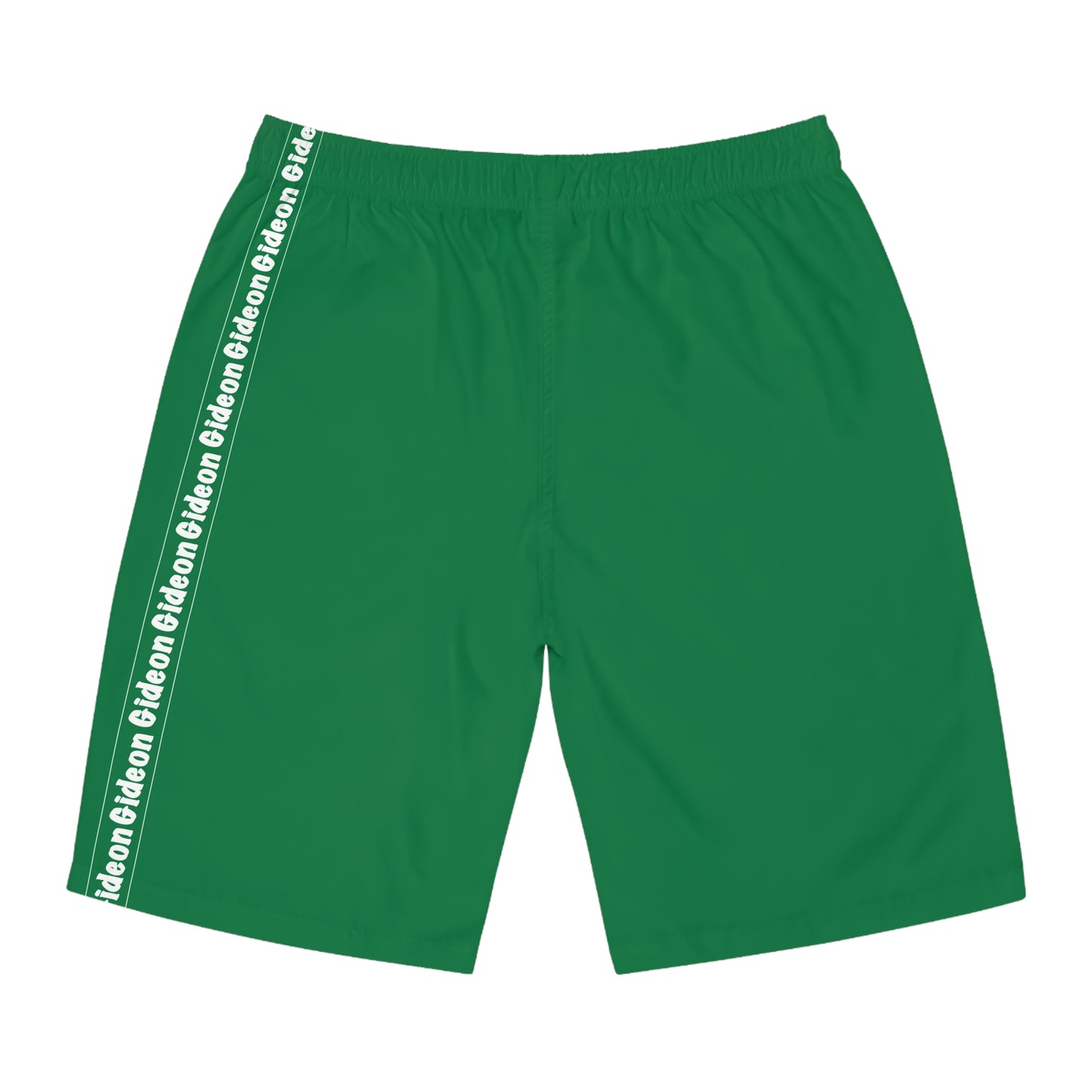 Gideon White on Green Men's Board Shorts (AOP)