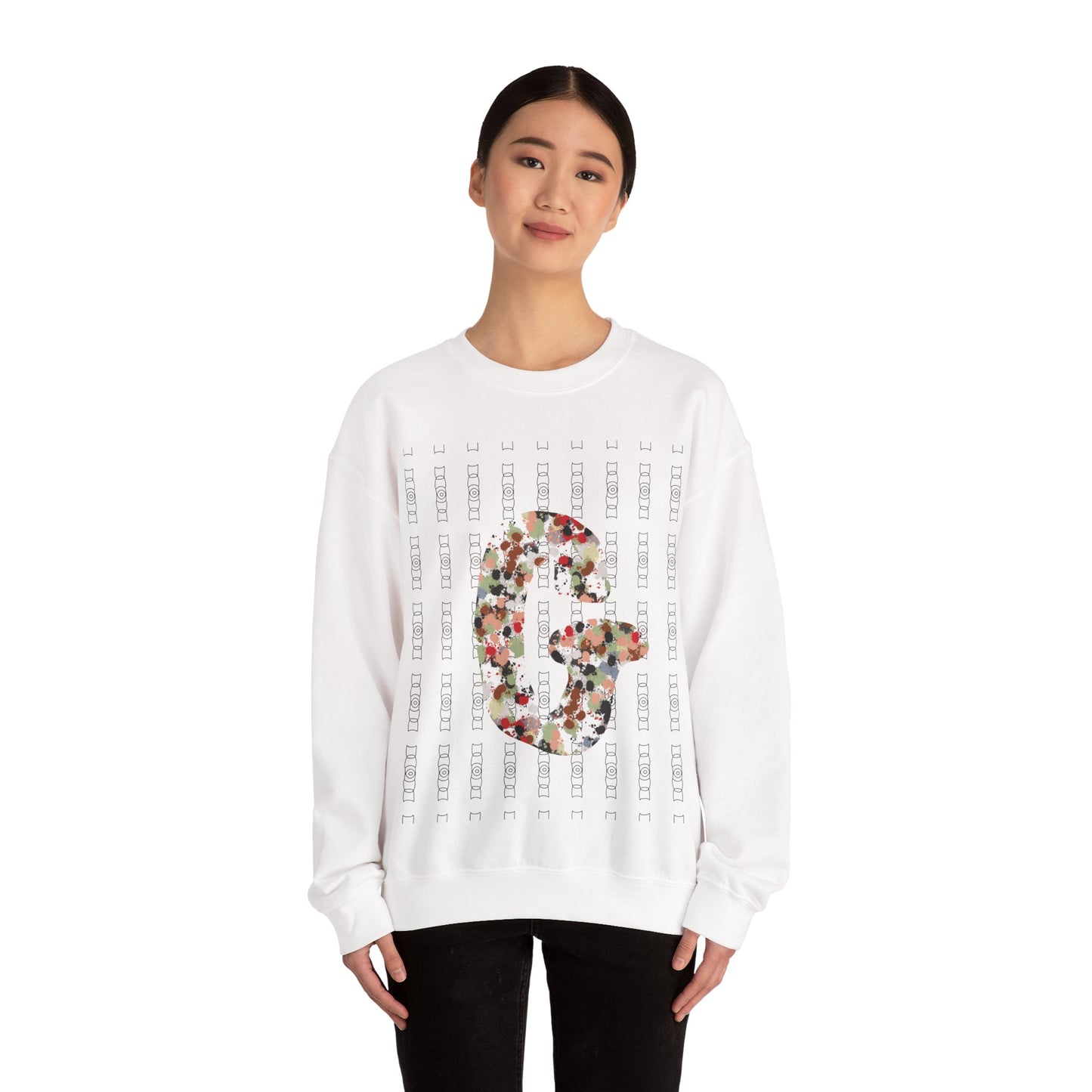 Gideon Floral Unisex Heavy Blend™ Crewneck Sweatshirt