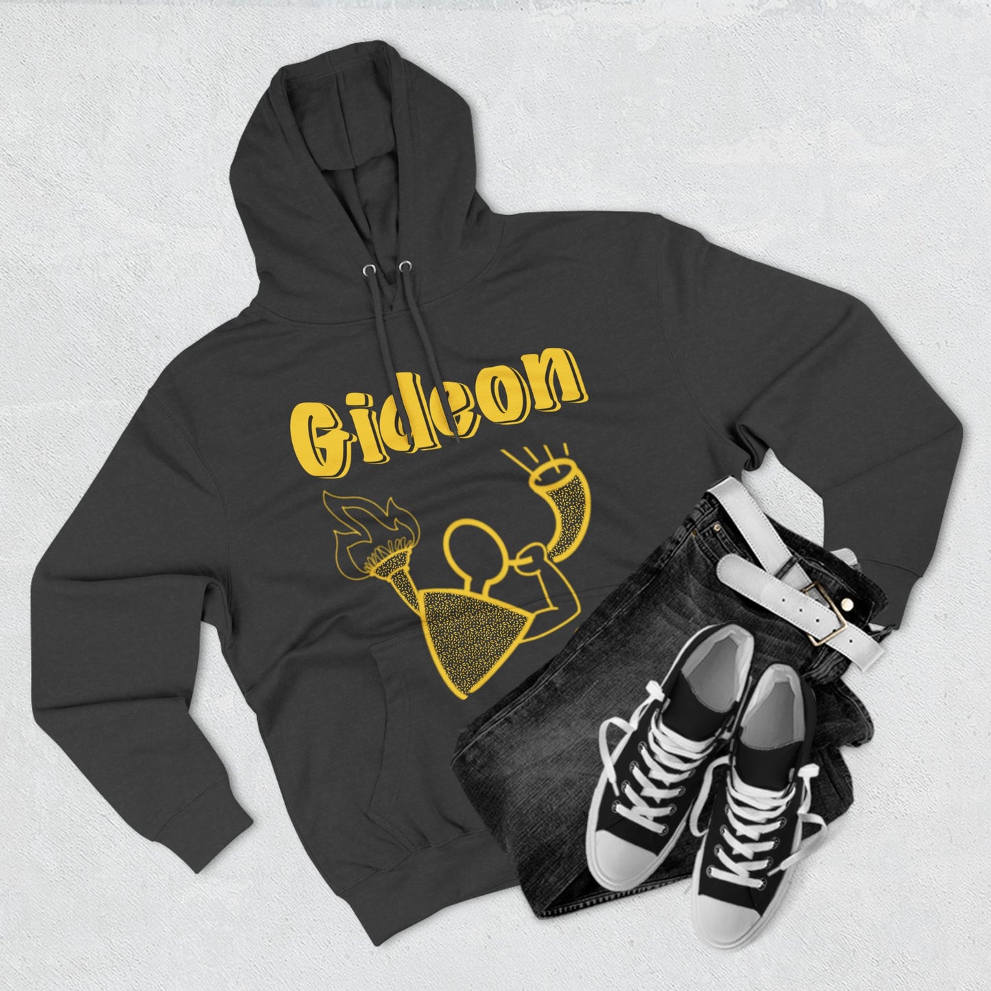 Gideon Gold Three-Panel Fleece Hoodie