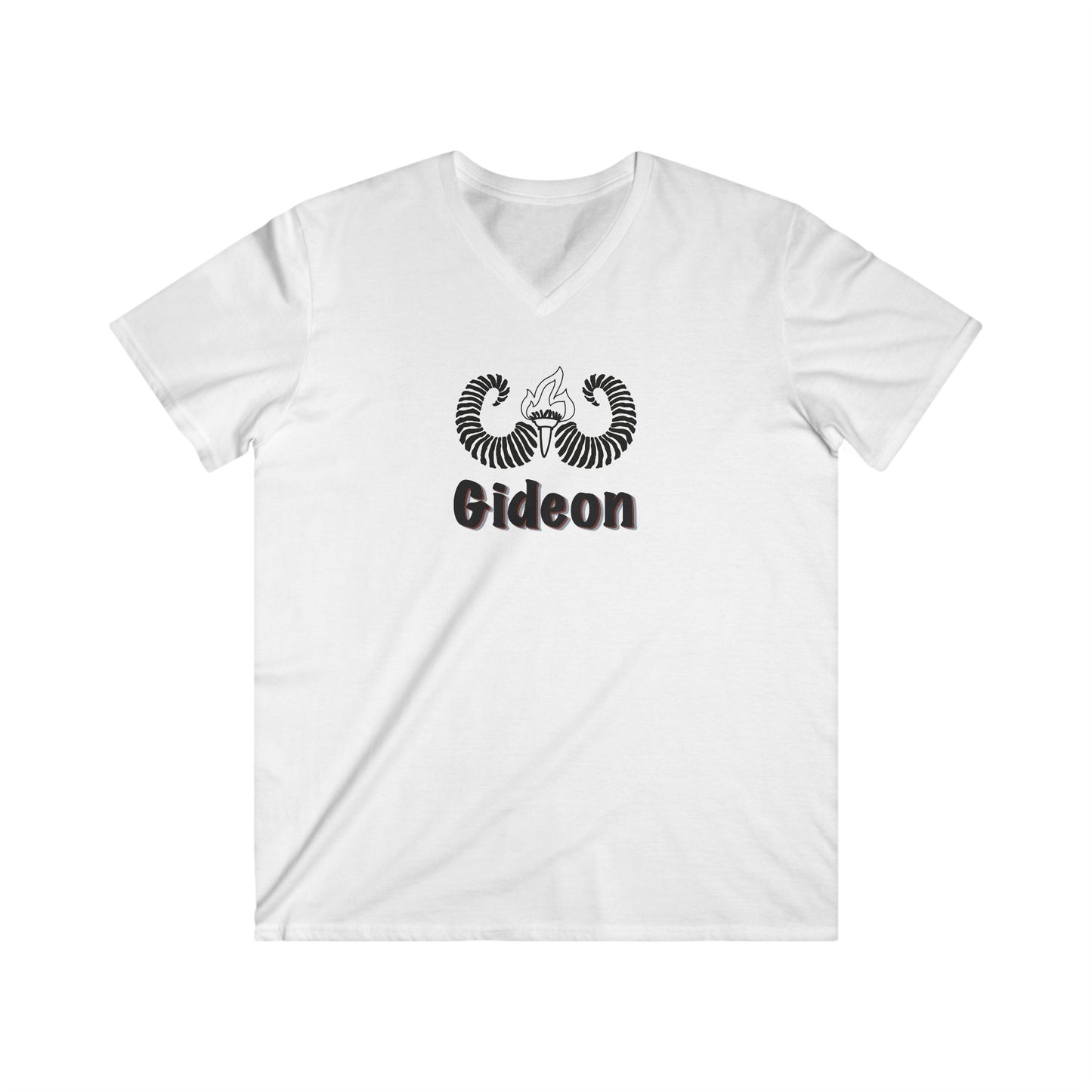 Gideon Men's Fitted V-Neck Short Sleeve Tee