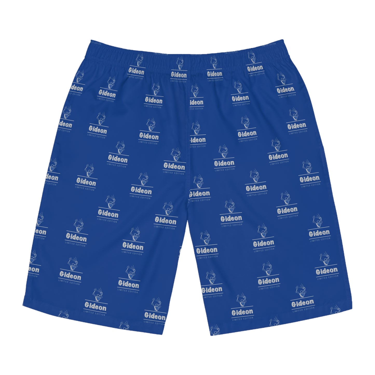 Gideon grey limited edition on Dark Blue Men's Board Shorts (AOP)