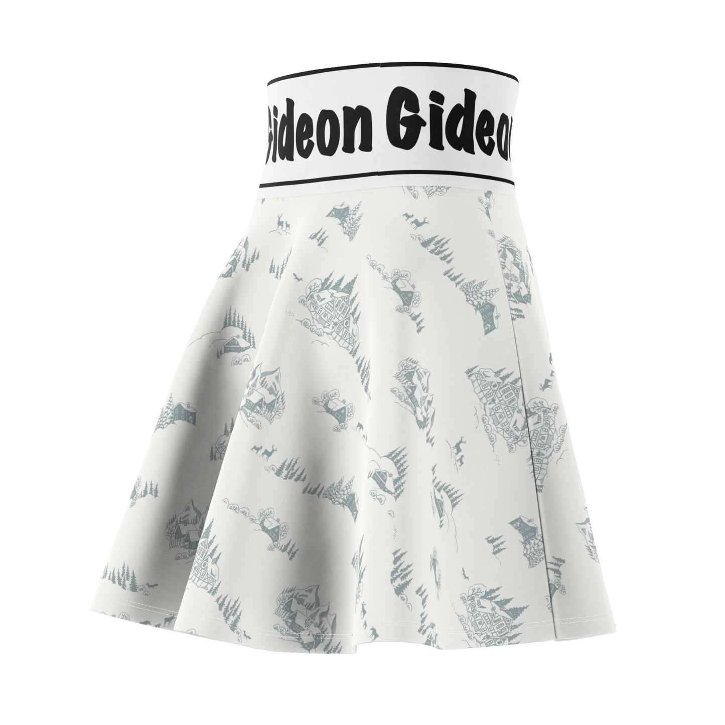 Cozy House Women's Skater Skirt (AOP)