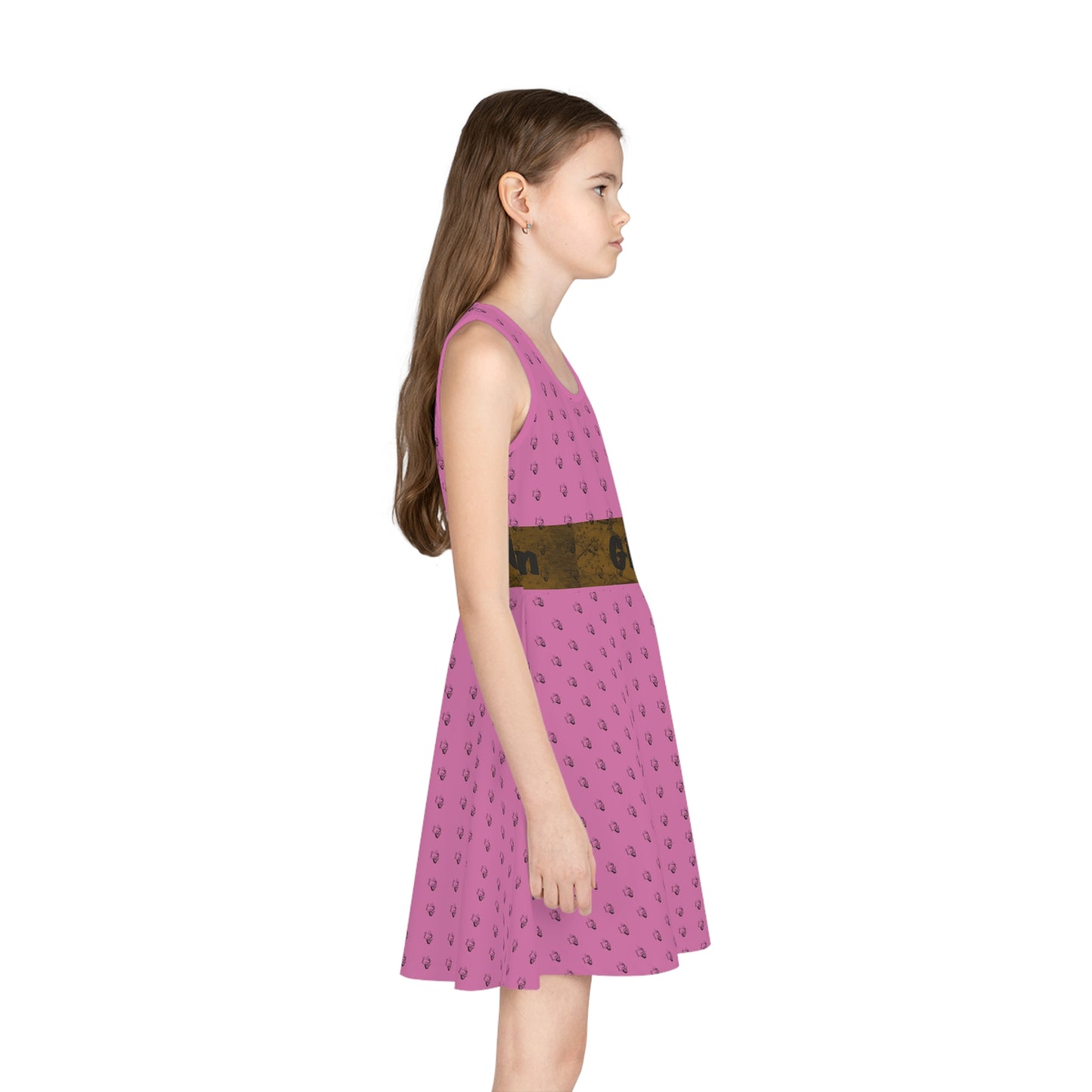 Girls' Sleeveless Sundress (AOP)
