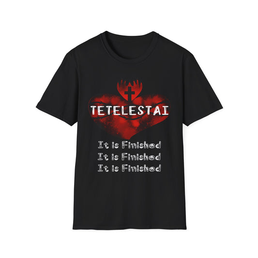 Tetelestai - It is Finished Unisex Softstyle T-Shirt