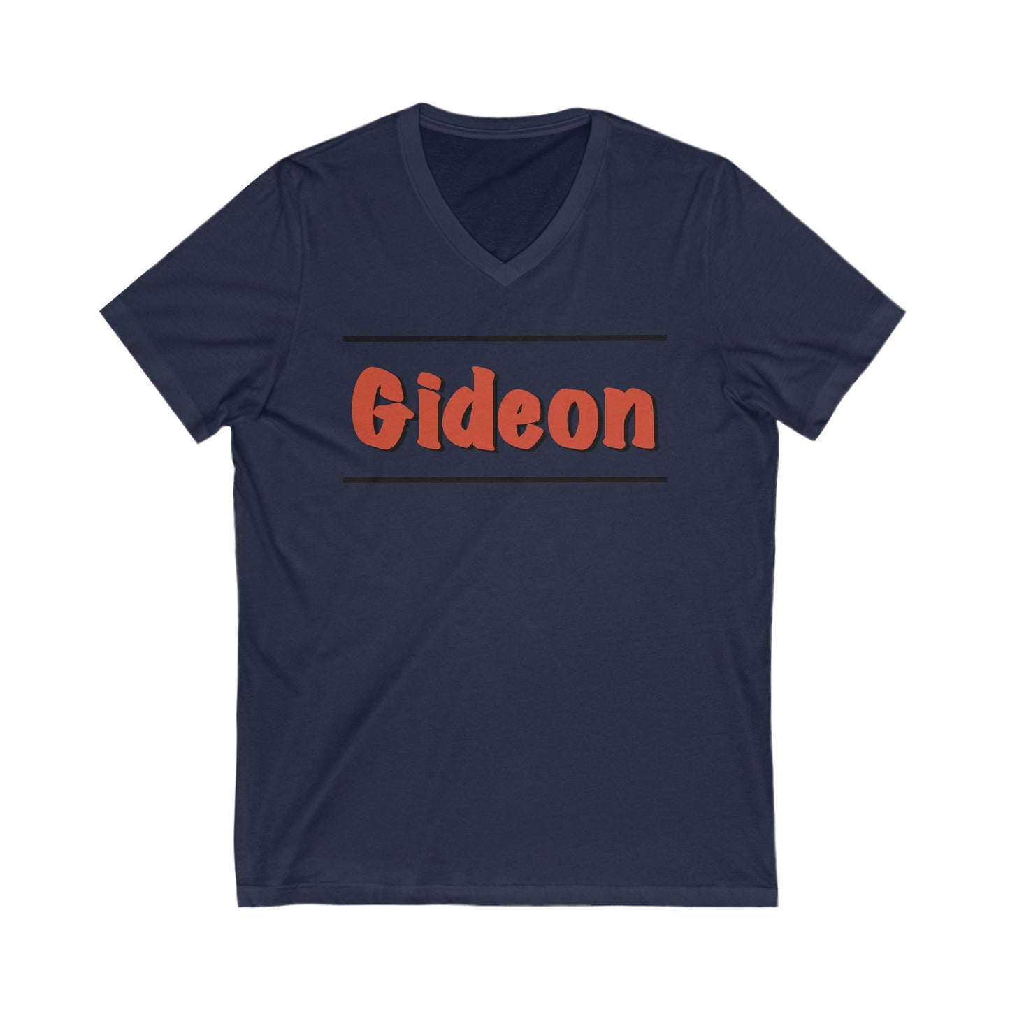 Gideon Unisex Jersey Short Sleeve V-Neck Tee