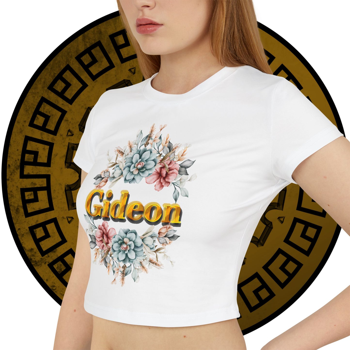 Floral Gideon Women's Baby Tee